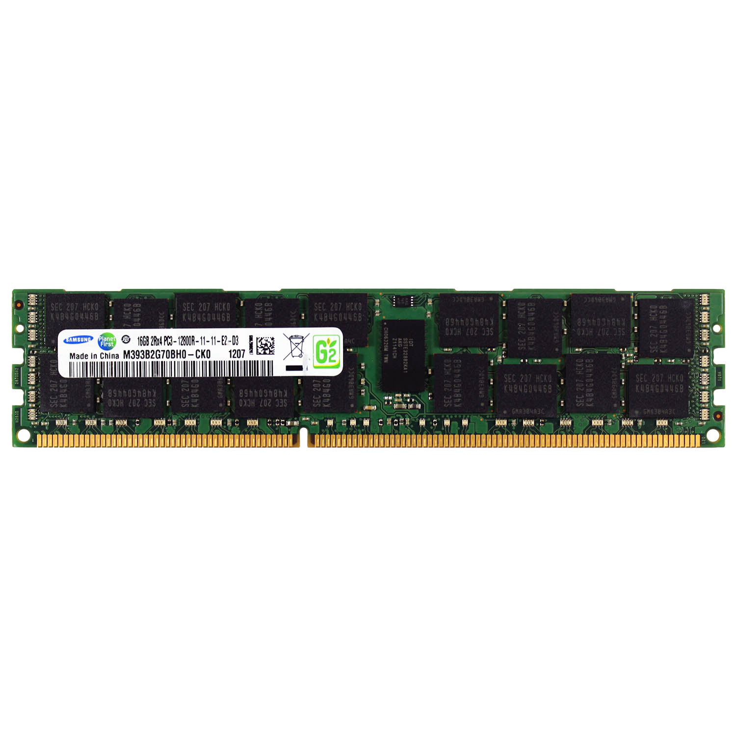 For SAMSUNG 16GB 2Rx4 DDR3 PC3-12800R 1600MHz 1.5V ECC Registered Server MEMORY