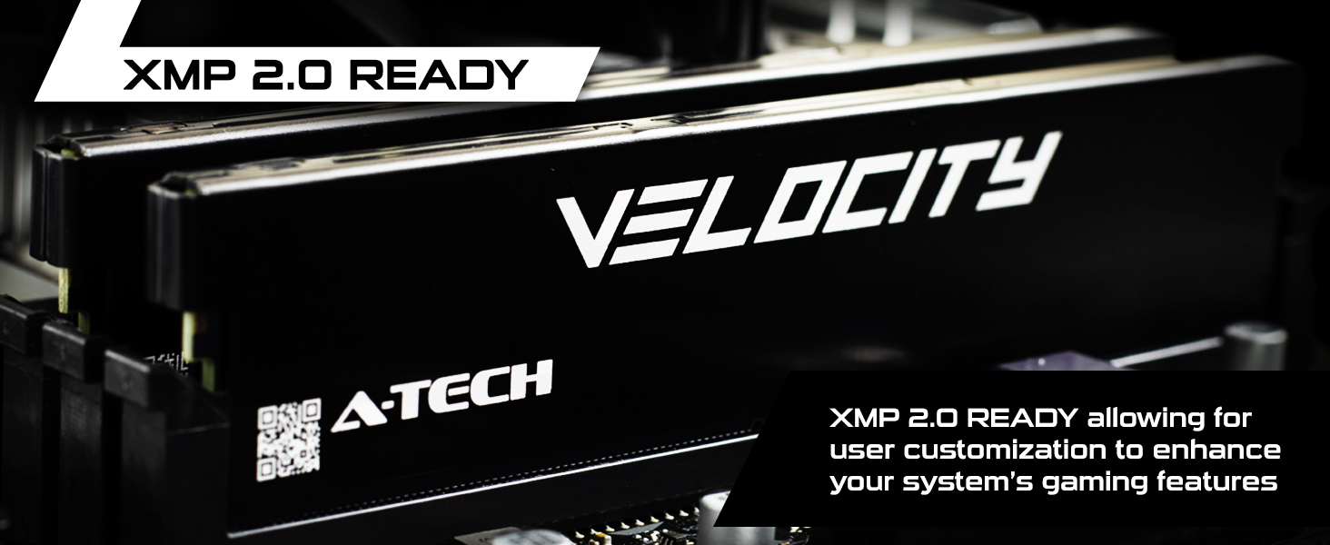 DDR4 XMP 2.0 Ready allowing for user customization to enhance your system's gaming features.