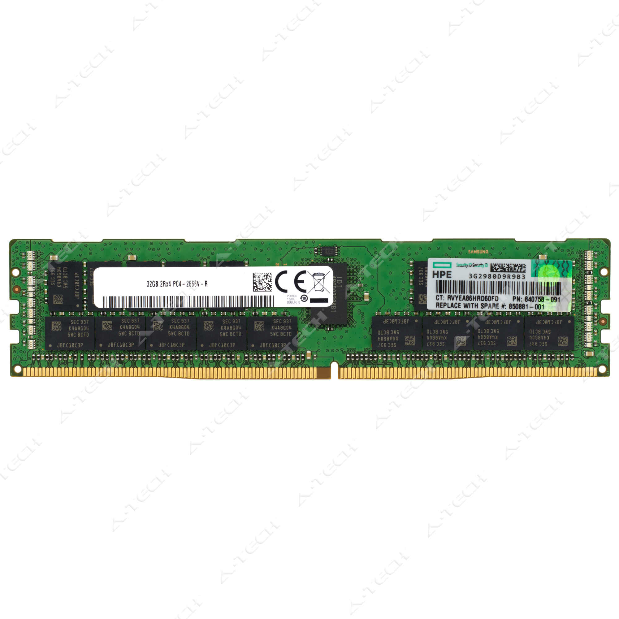 HP 32GB DDR4-2666 RDIMM 815100-B21 850881-001 840758-091 HPE