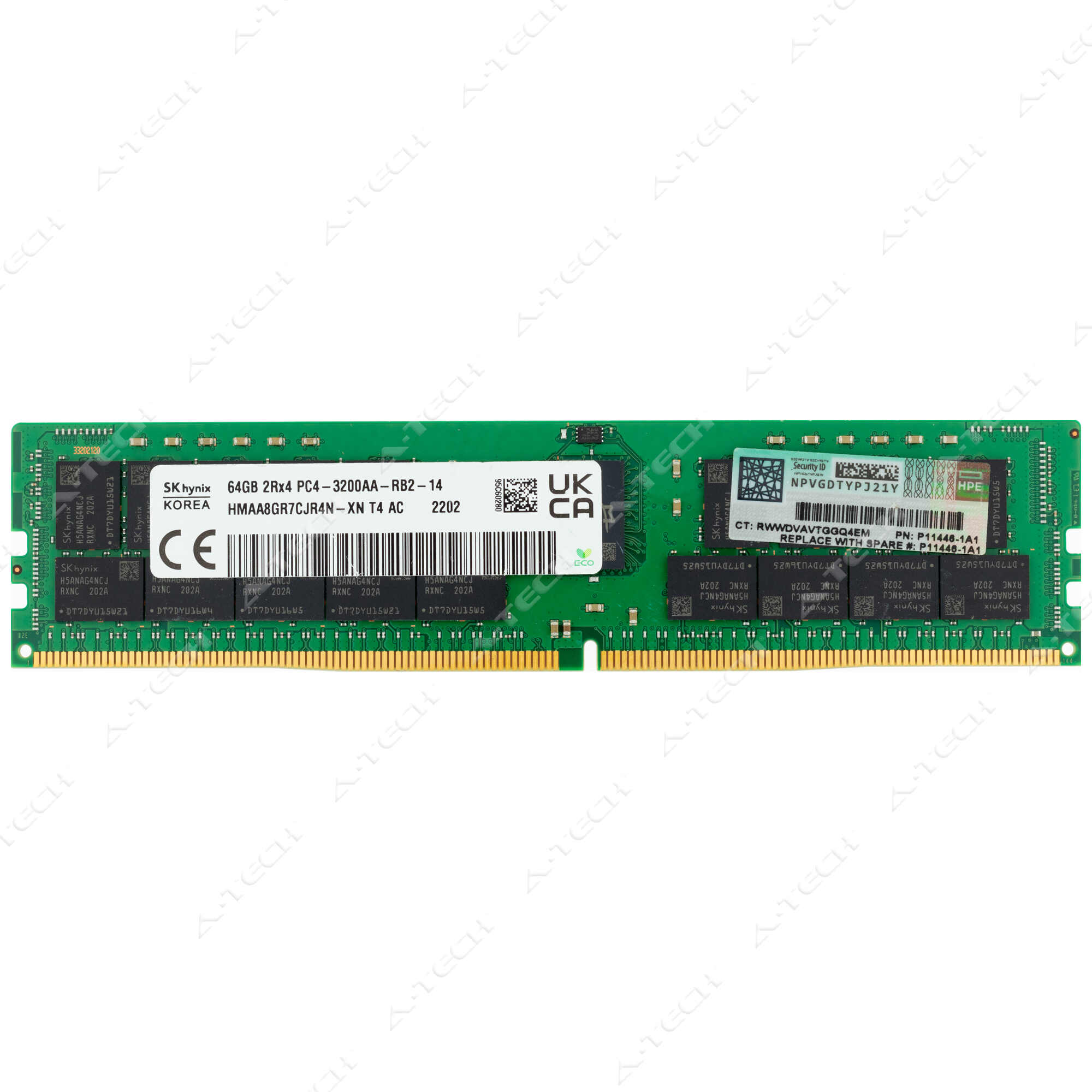 HP 64GB DDR4 RDIMM P07650-H21 P07650-B21 P20504-001 P11446-1A1 HPE