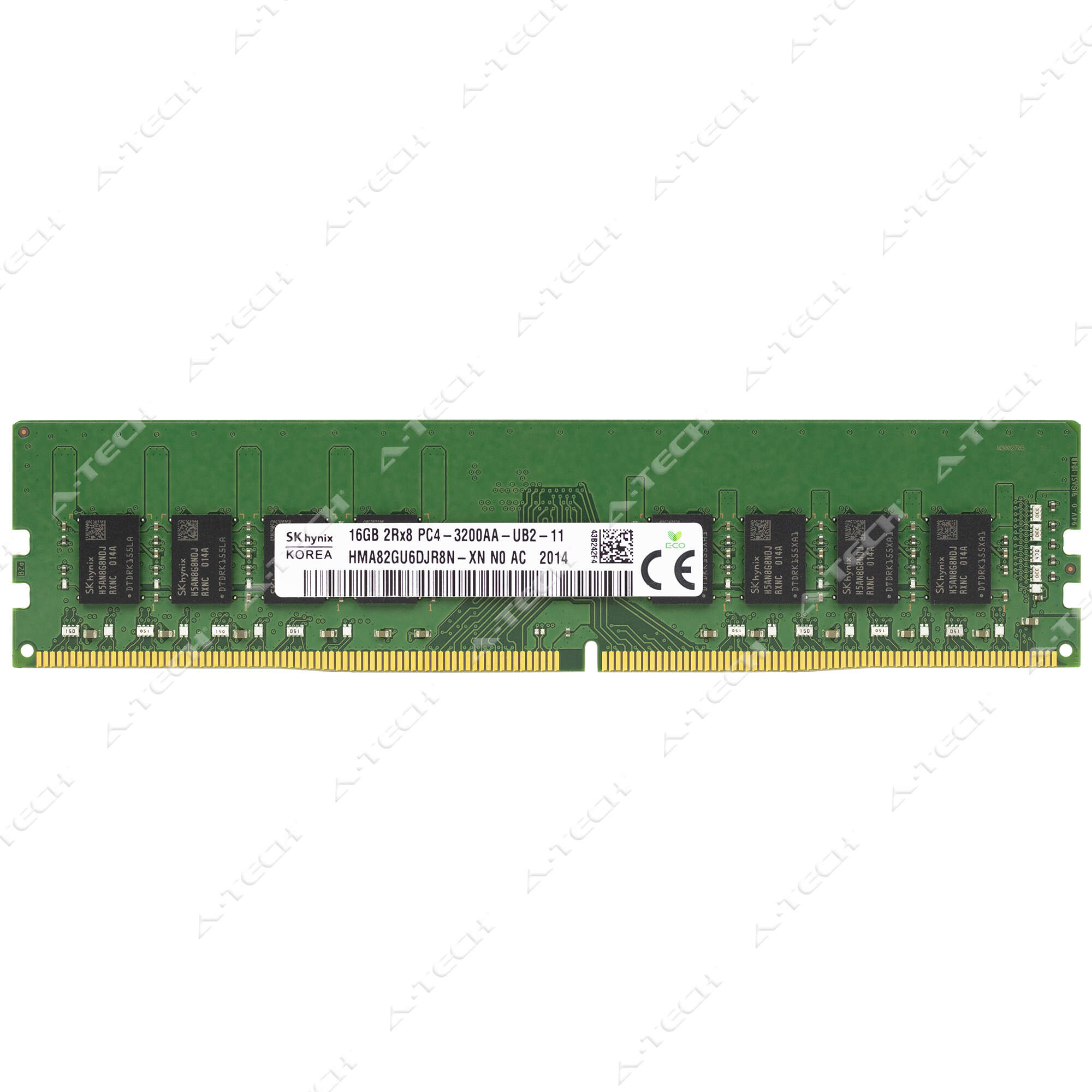 Hynix 16GB DDR4 3200 MHz PC4-25600 2Rx8 DIMM Desktop Memory RAM