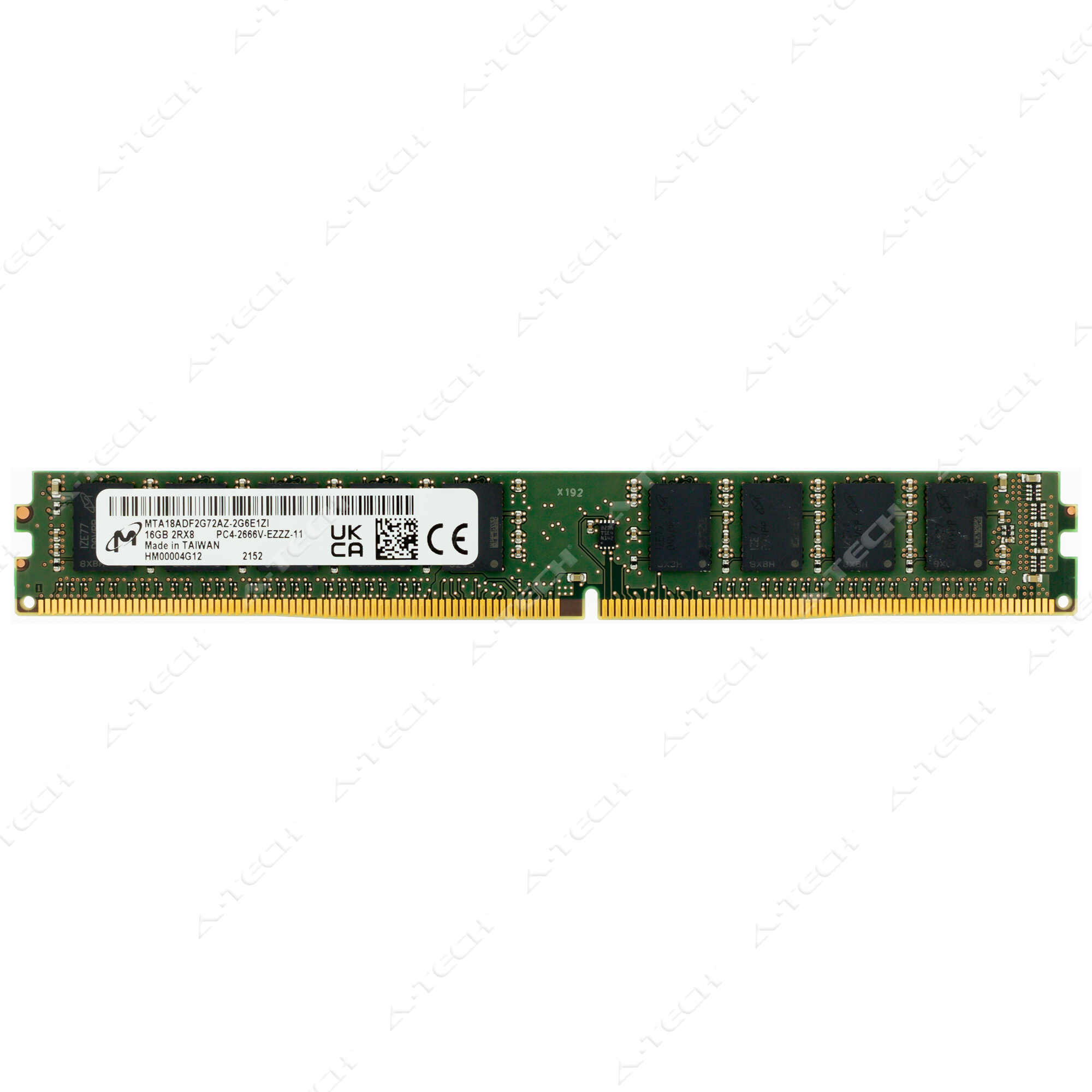 Micron 16GB DDR4 PC4-21300 ECC UDIMM Server Memory RAM 1x Micron 16GB DDR4 PC4-21300 ECC UDIMM Server Memory RAM 1x