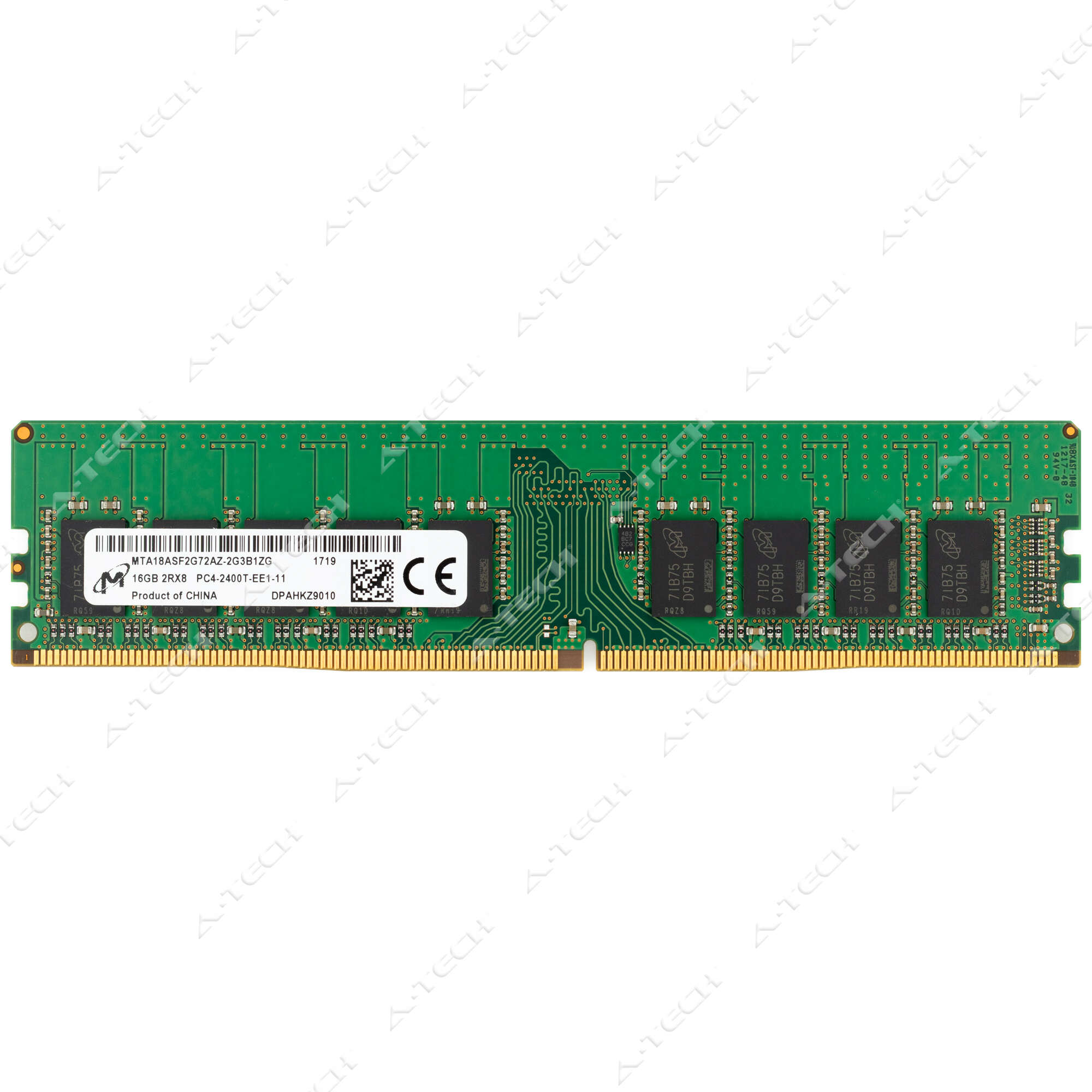 Micron 16GB DDR4-2400 PC4-19200 ECC UDIMM Server Memory RAM