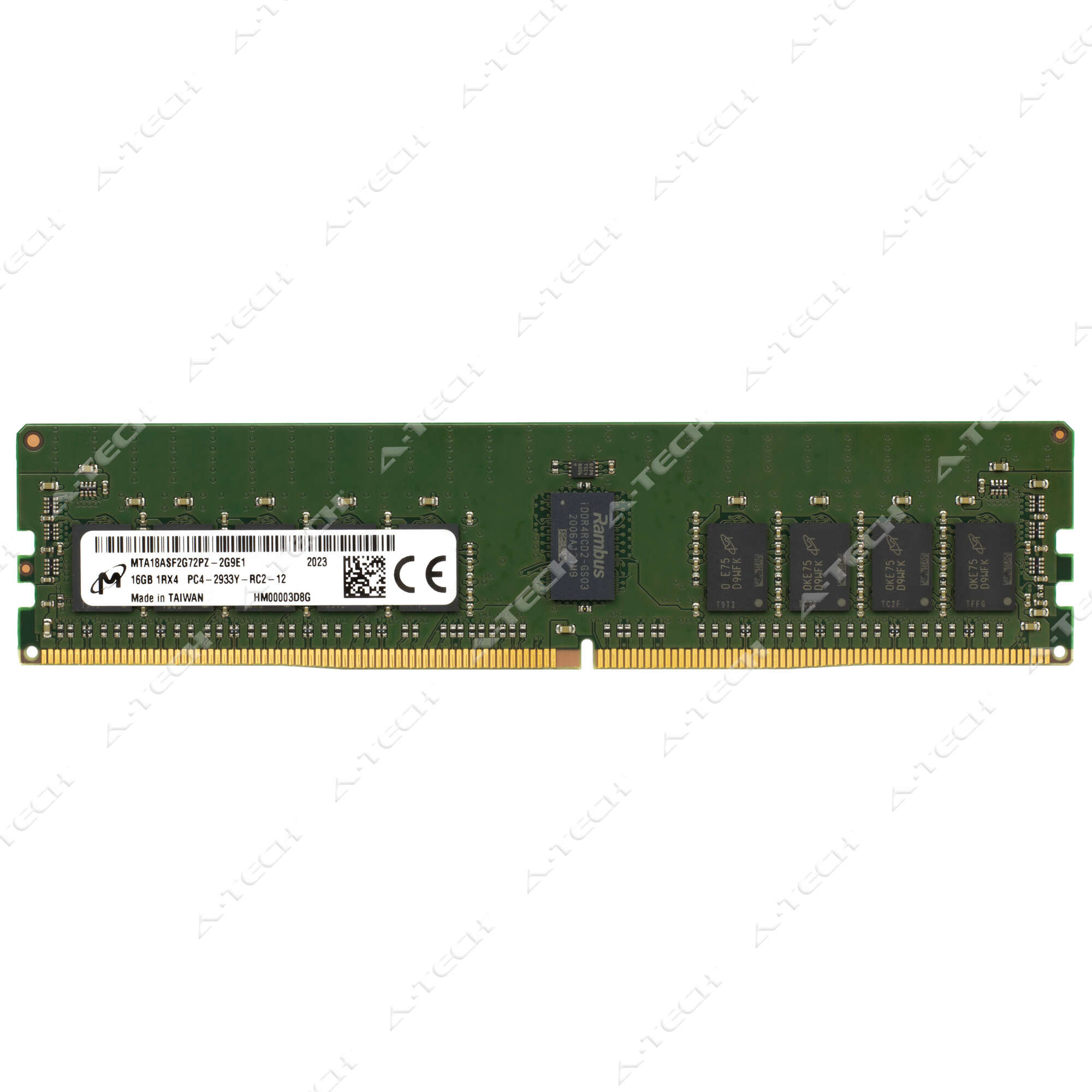 Micron 16GB DDR4-2933 PC4-23400 ECC RDIMM Server Memory RAM
