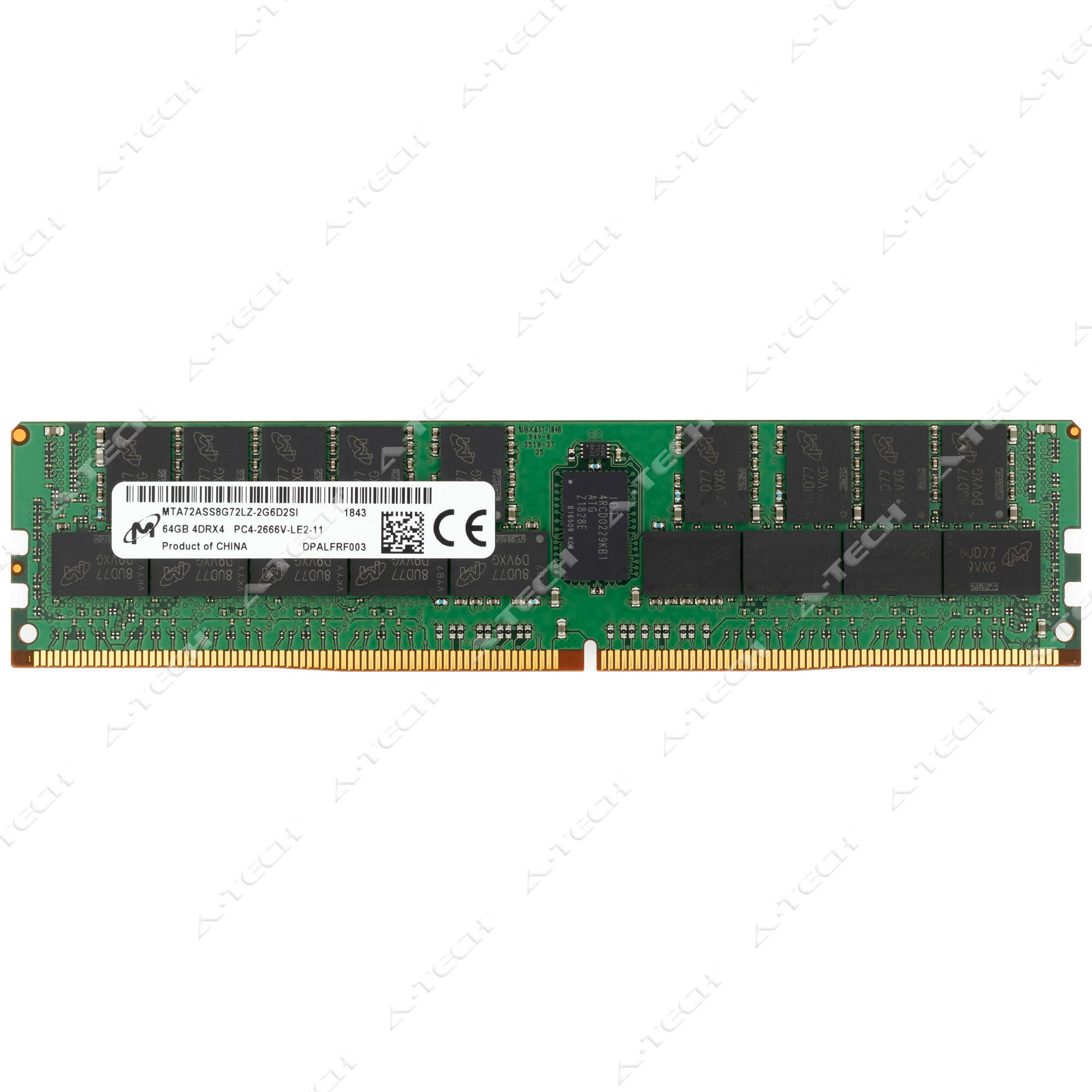 Micron 64GB DDR4 2666 MHz ECC LRDIMM Server Memory RAM