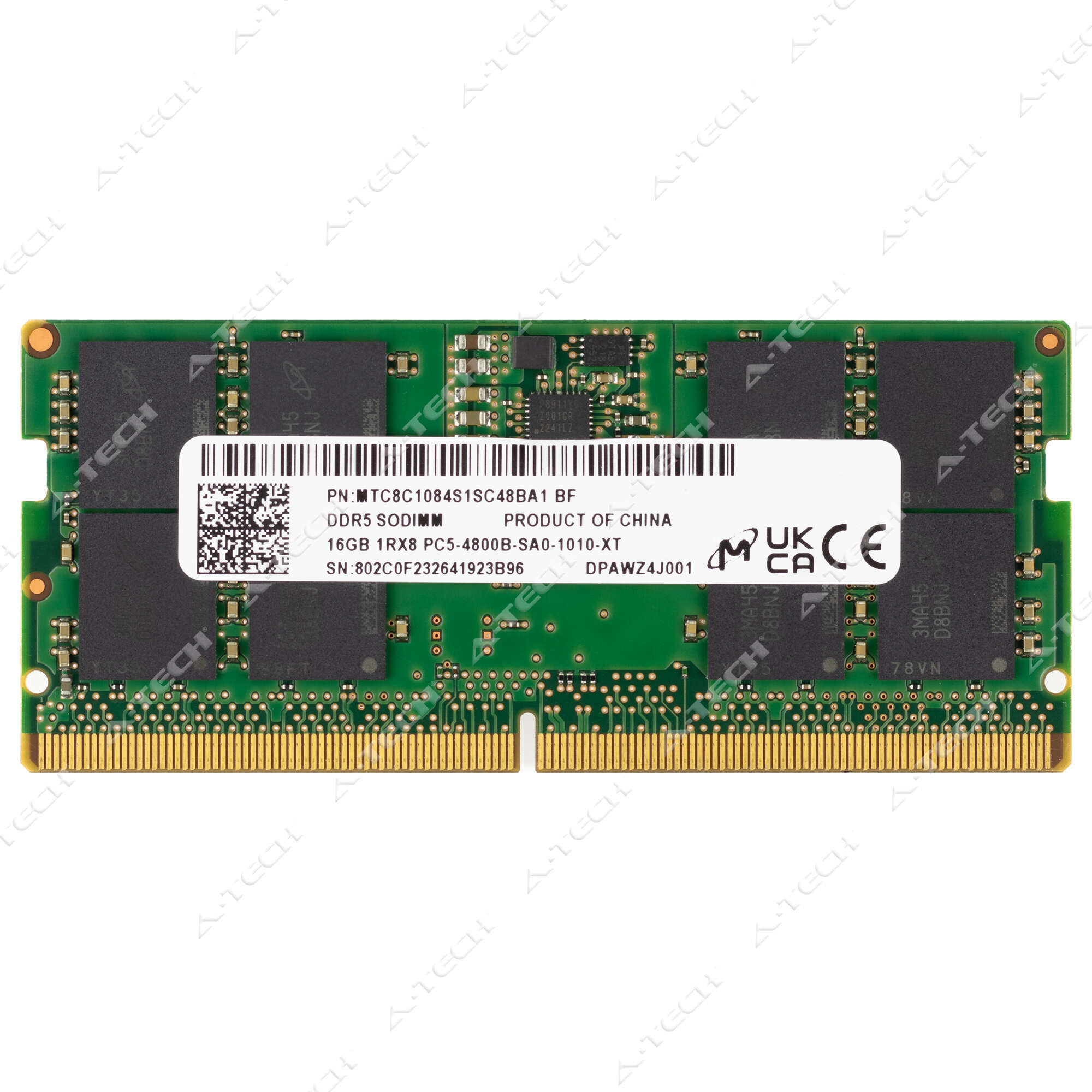 16GB(8GB×2) DDR5-4800MHz Micron A_Micron_MTC8C1084S1SC48BA1_NP