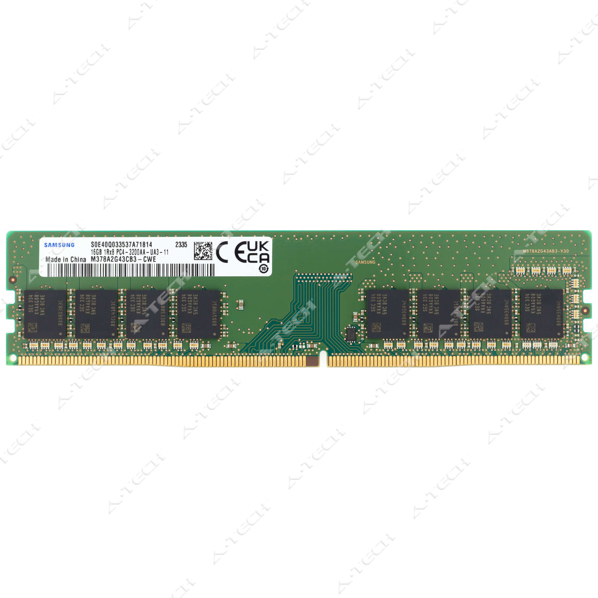 Samsung 16GB DDR4-3200 PC4-25600 1Rx8 DIMM Desktop Memory RAM