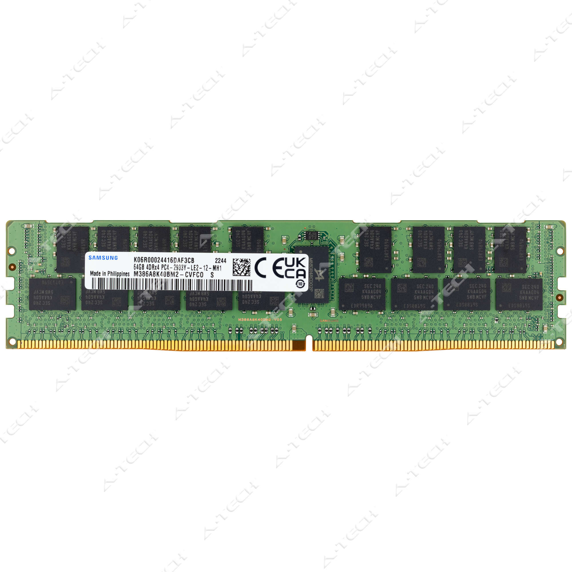 Samsung 64GB DDR4-2933 PC4-23400 ECC LRDIMM Server Memory RAM