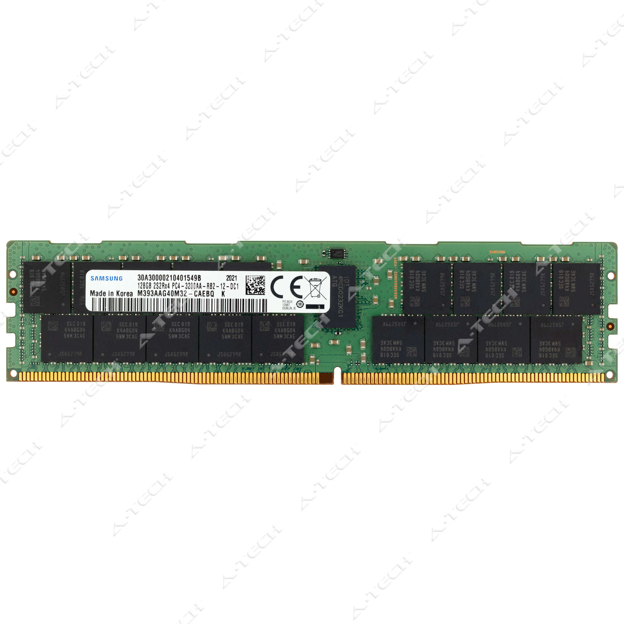 Samsung 128GB DDR4 3200 MHz PC4-25600 RDIMM Server Memory RAM