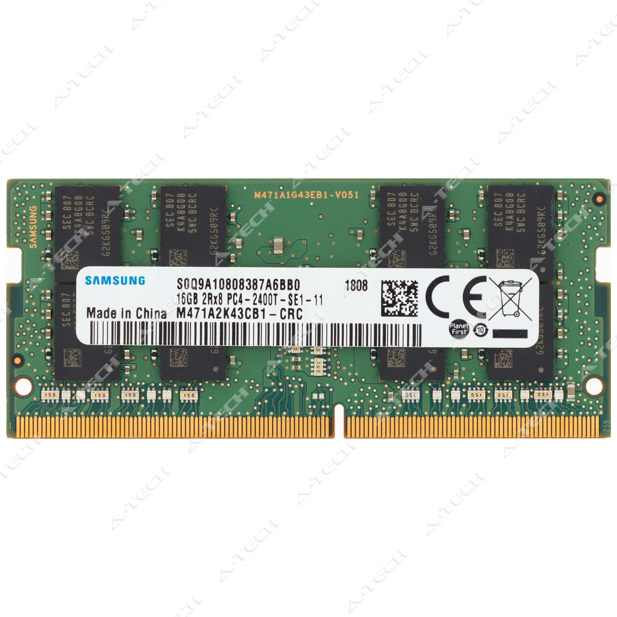 【動作保証】DDR4 2400 16GB(8GB×2枚) Samsung 193 Samsung 16GB DDR4-2400 PC4-19200 2Rx8 SODIMM Laptop Memory RAM