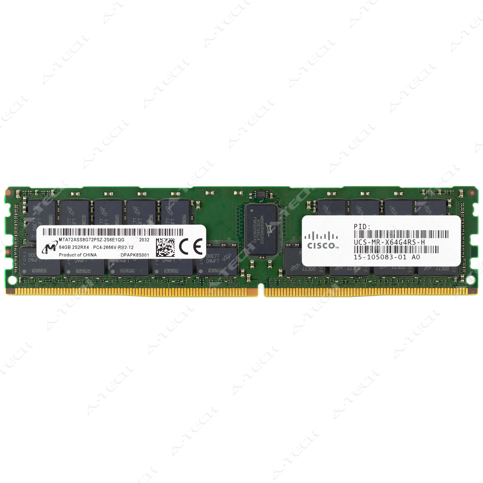 メモリー④ Cisco 64GB DDR4-2666 REG RDIMM UCS-MR-X64G4RS-H 15-105083-01