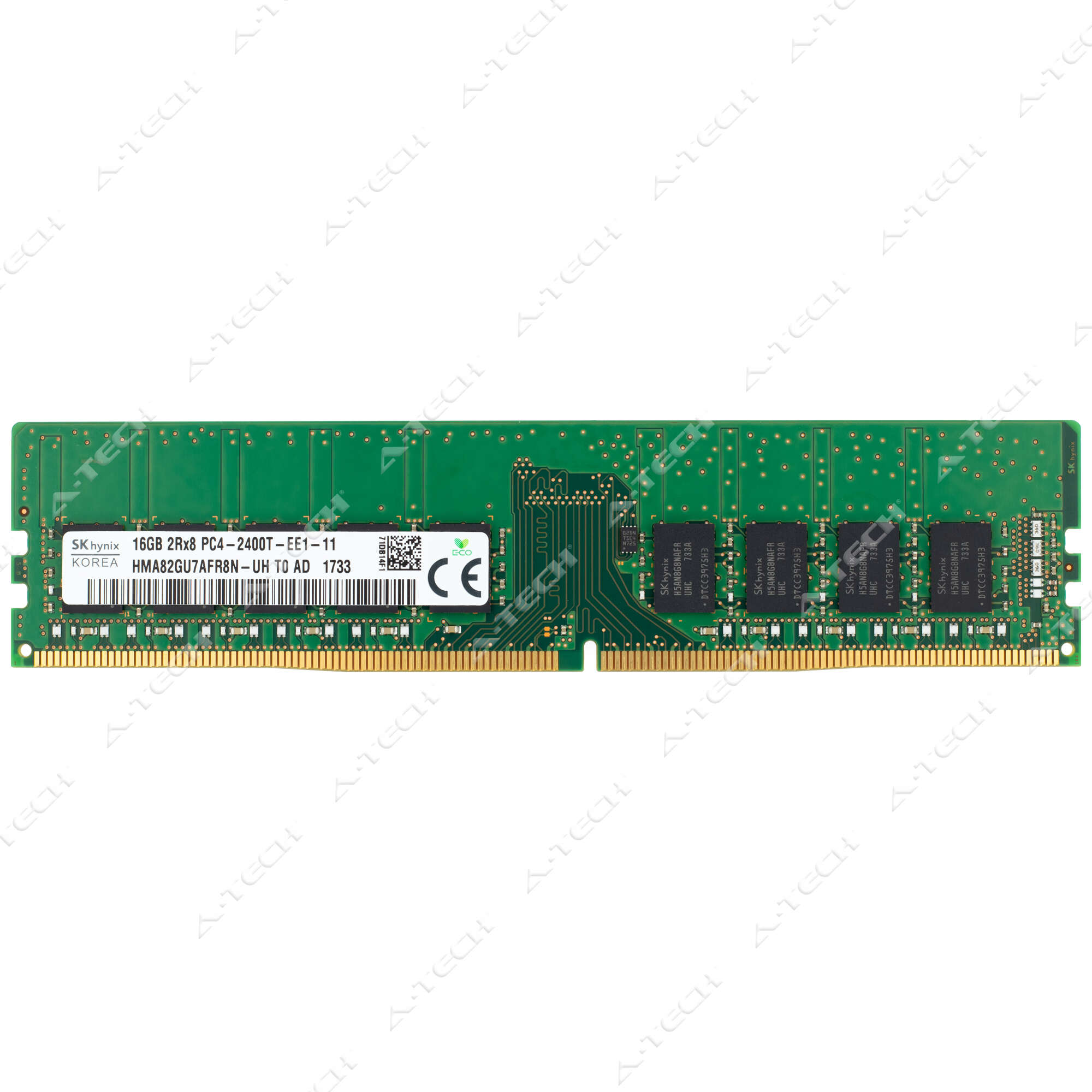 Hynix 16GB DDR4-2400 PC4-19200 2Rx8 ECC UDIMM Server Memory RAM