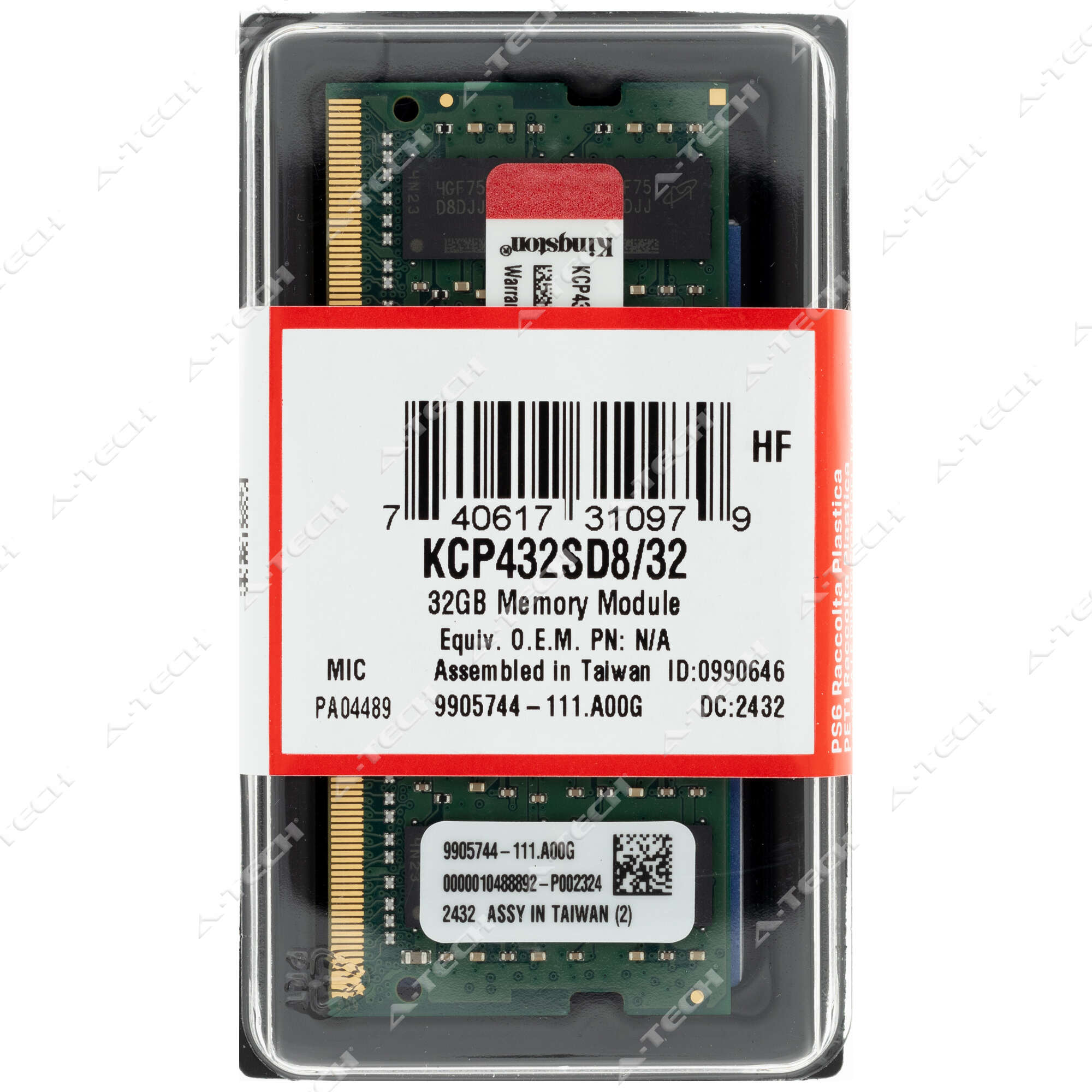 Kingston 32GB DDR4-3200 PC4-25600 SODIMM Factory Sealed