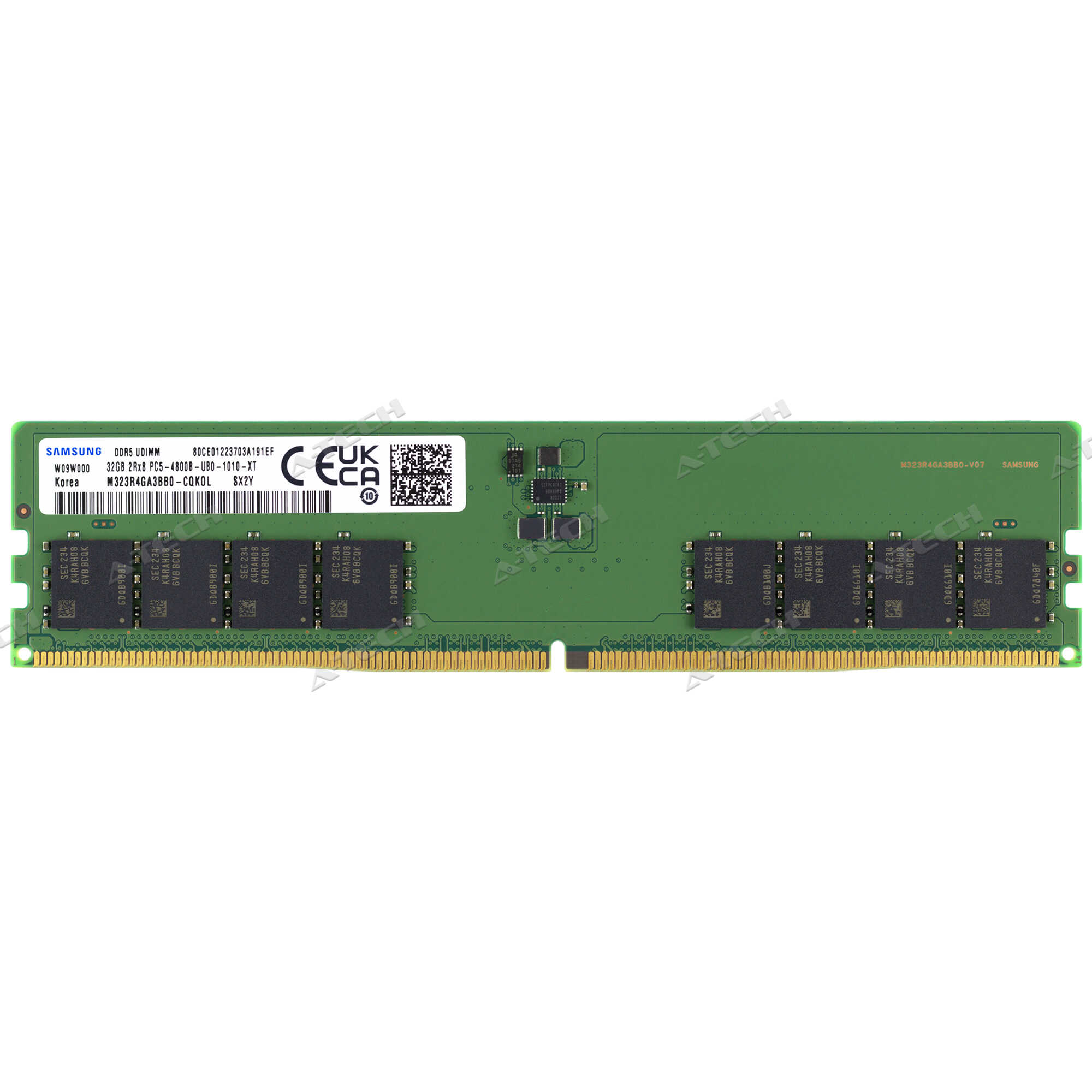 Samsung DDR5-4800 8GB×4枚 32GB デスクトップ用メモリ Samsung 32GB 2Rx8 PC5-4800 DIMM DDR5-38400 288-Pin Non-ECC Desktop