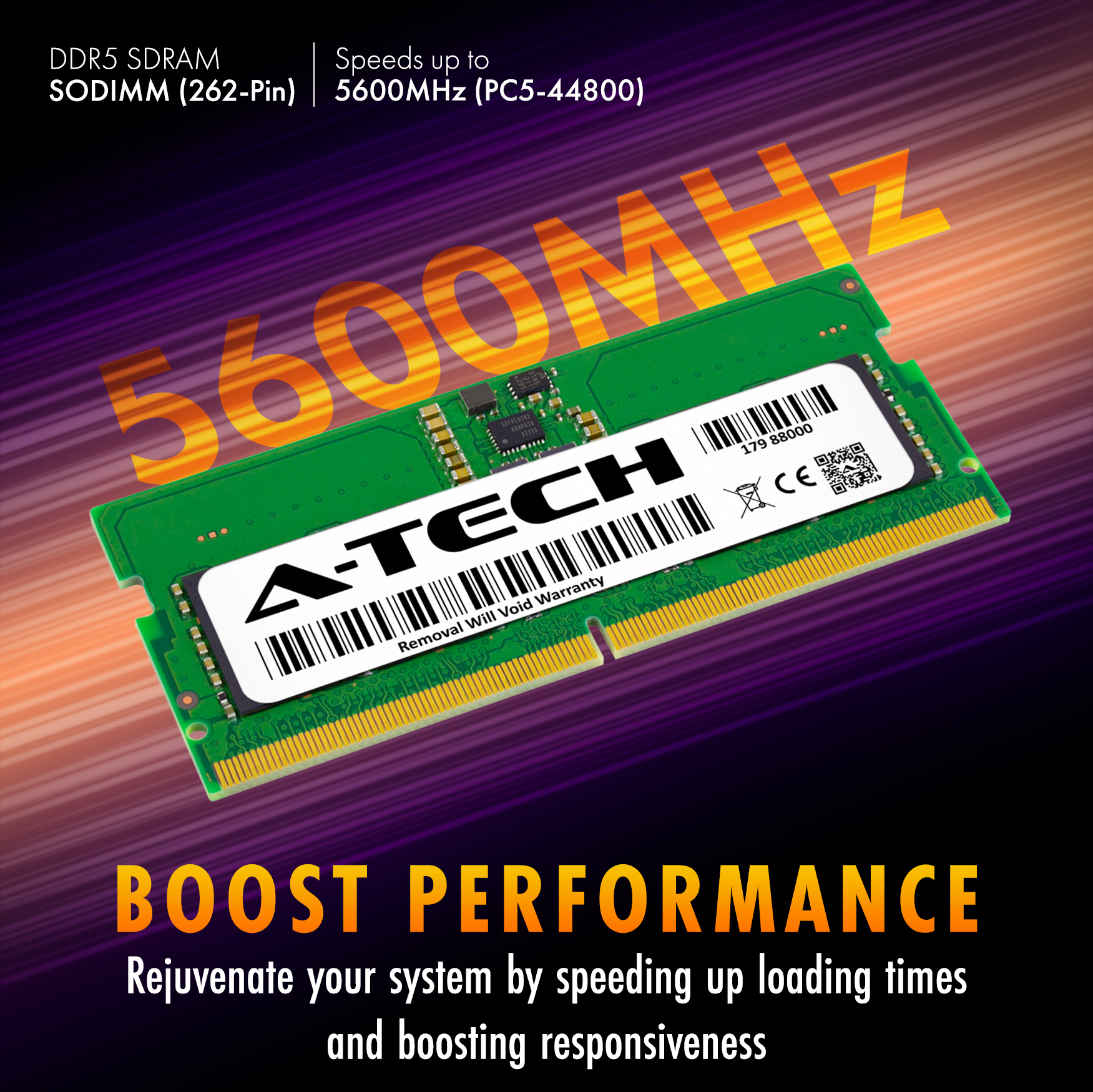 8GB DDR5 PC5-44800 SODIMM Replacement for Micron
