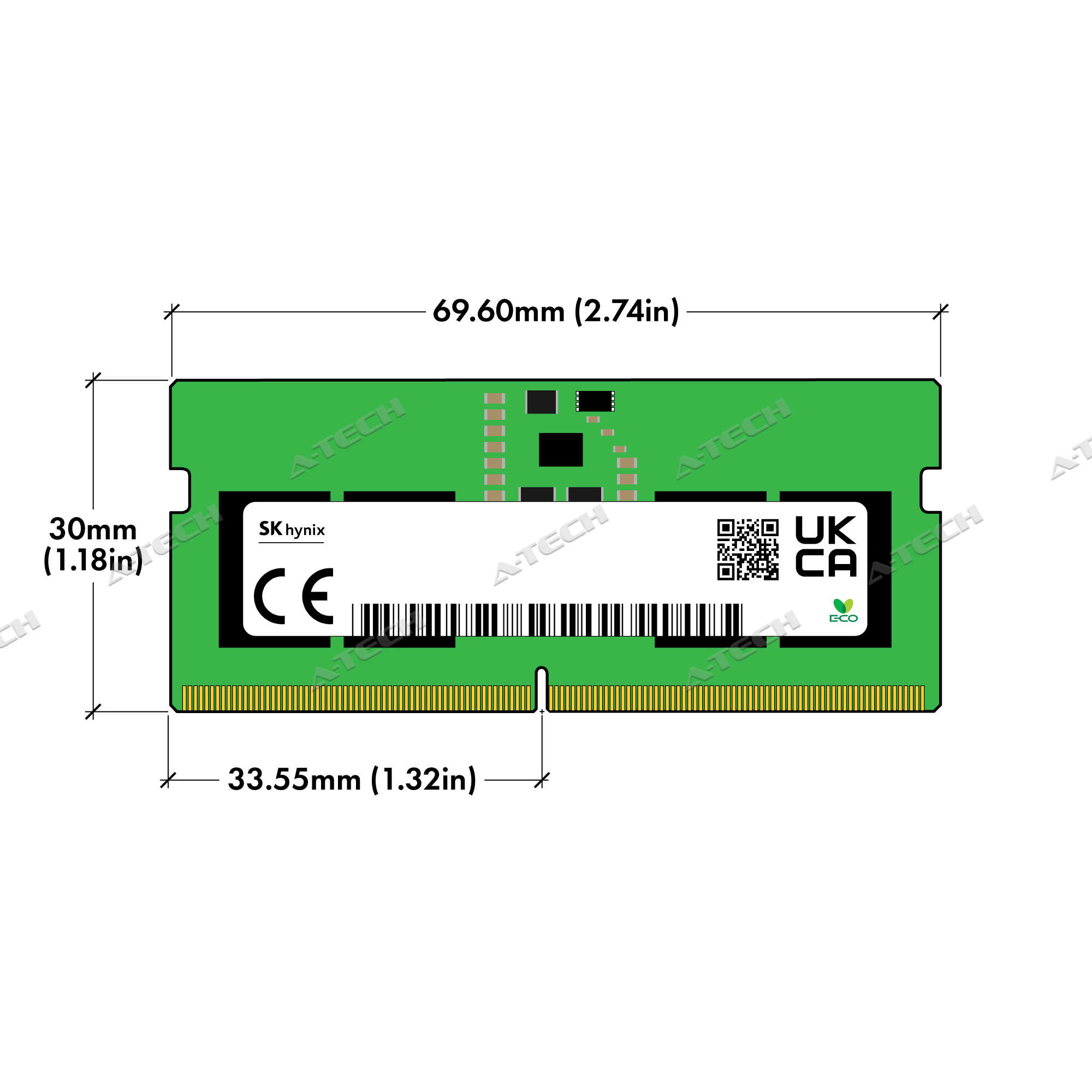 Hynix 8GB DDR5-5600 SODIMM HMCG66AGBSA092N HMCG66AGBSA095N