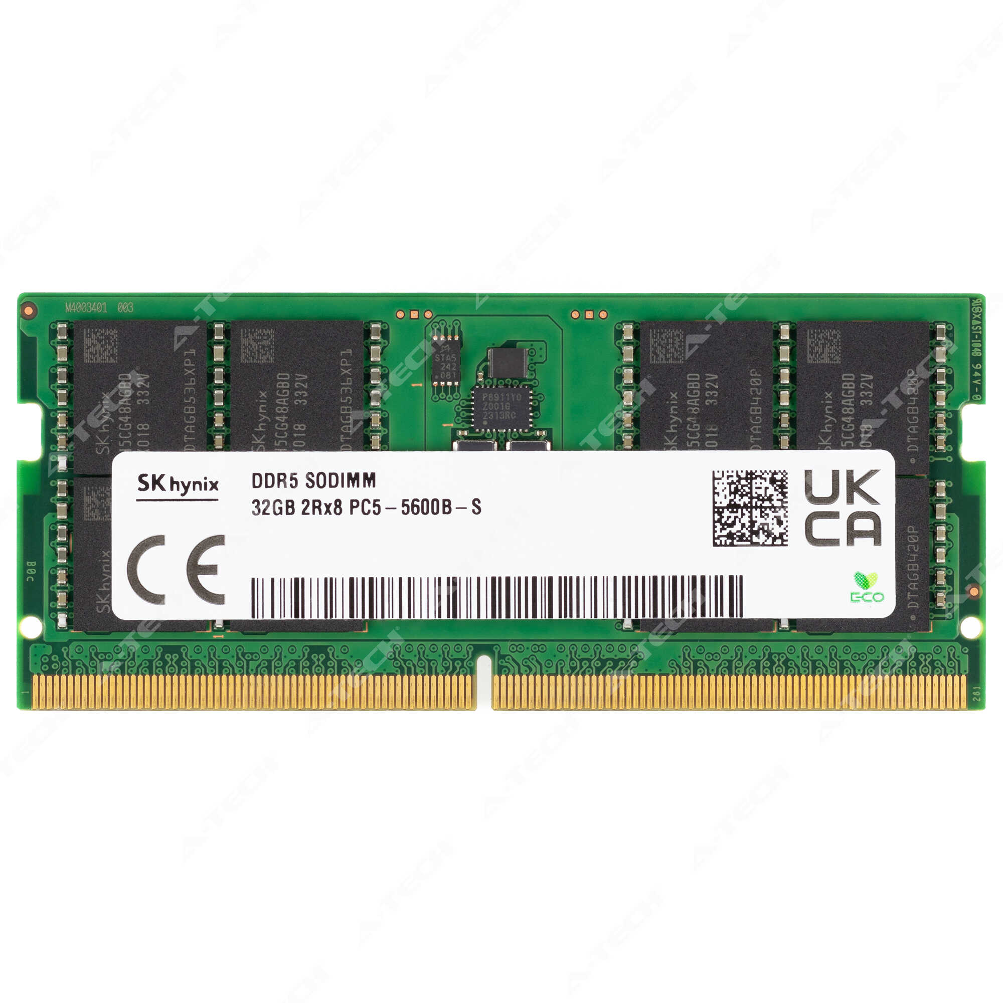 SKhynix DDR5 32GB (16GB×2) 5600 SODIMM New SK Hynix 32GB (2X 16GB) DDR5 5600MHz PC5-44800 1RX8 Laptop