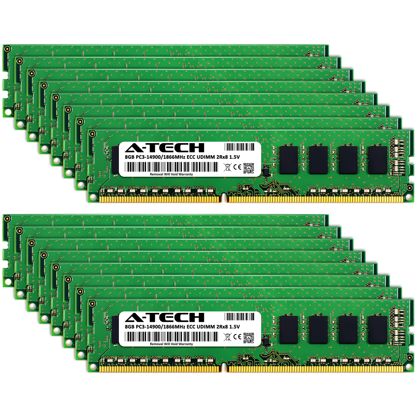 DDR3-14900E（PC3-14900E)　ECC　8GBｘ8本＝64GB 128GB 16x 8GB PC3-14900E ECC UDIMM ASUS RS740-E7-RS24-EG RS926-E7
