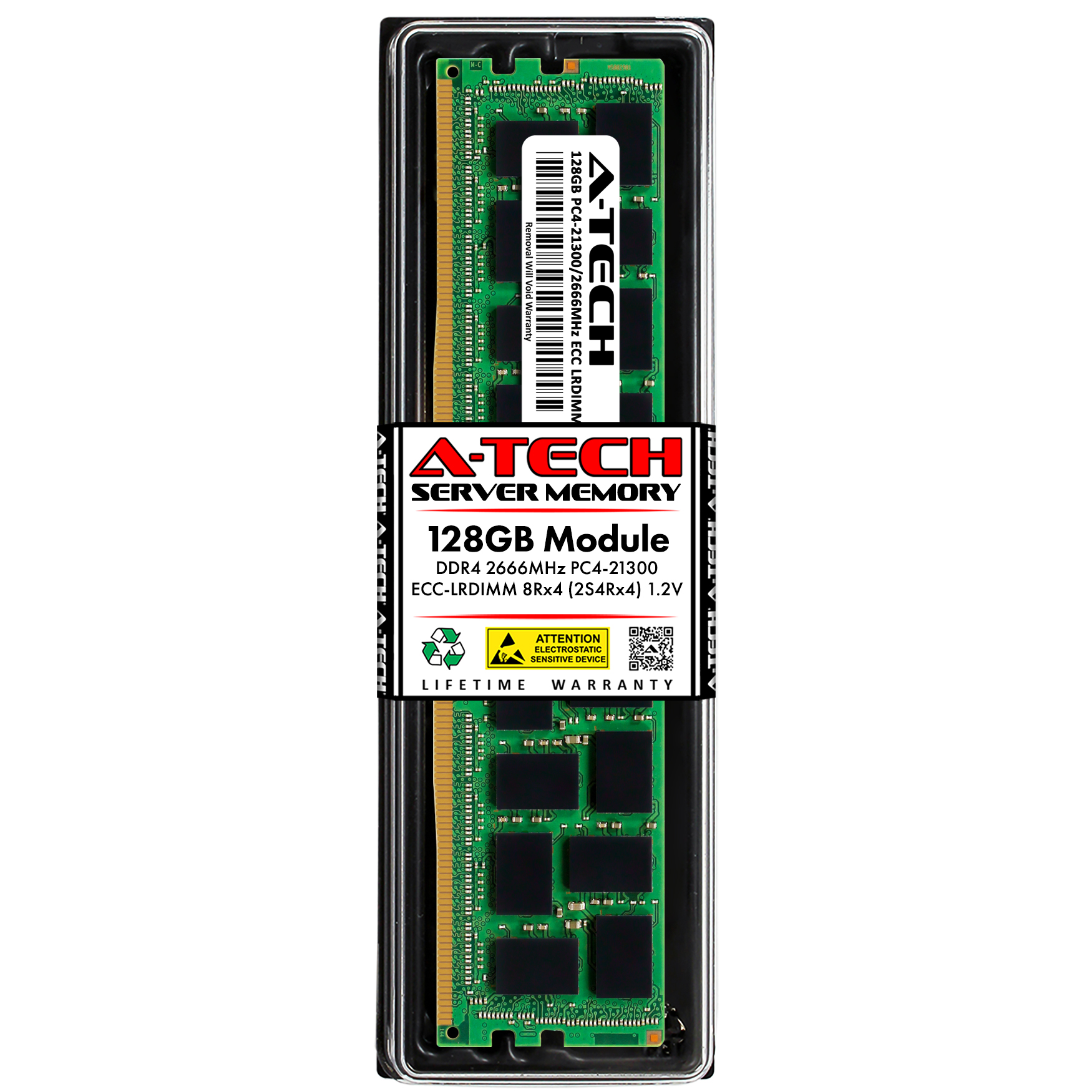 S*s様 ＜ジャンク＞DDR4 LRDIMM 128GB×8枚 2666MHz A-Tech 128GB DDR4 2666MHz PC4-21300 ECC RDIMM 8Rx4 (3DS 2S4Rx4