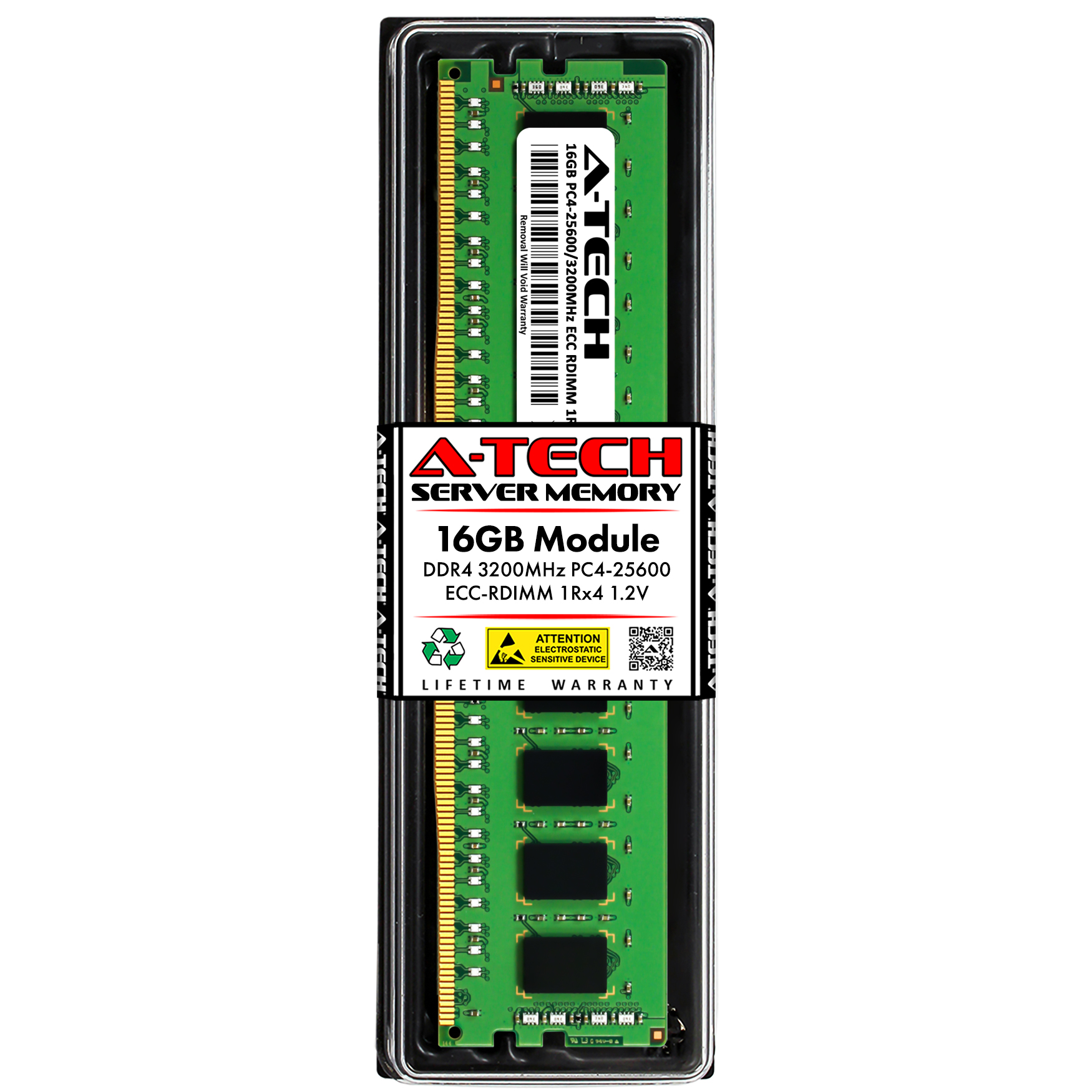 16GB DDR4 3200MHz RDIMM メモリー 16GB DDR4 PC4-25600 ECC RDIMM (Replacement for Hynix