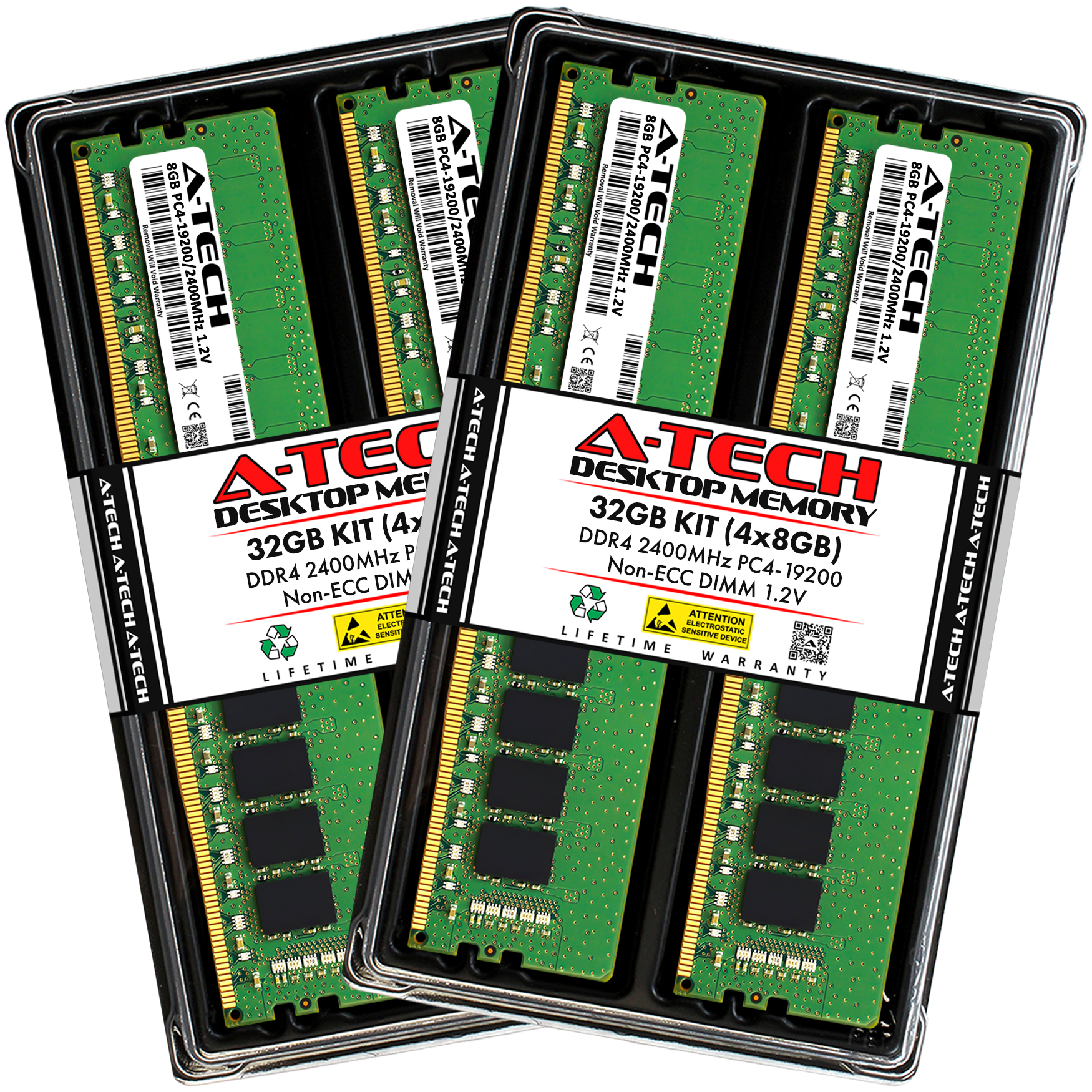 DDR4 32GB(8GB×4枚) Atech_DDR4_DIMM_NON-