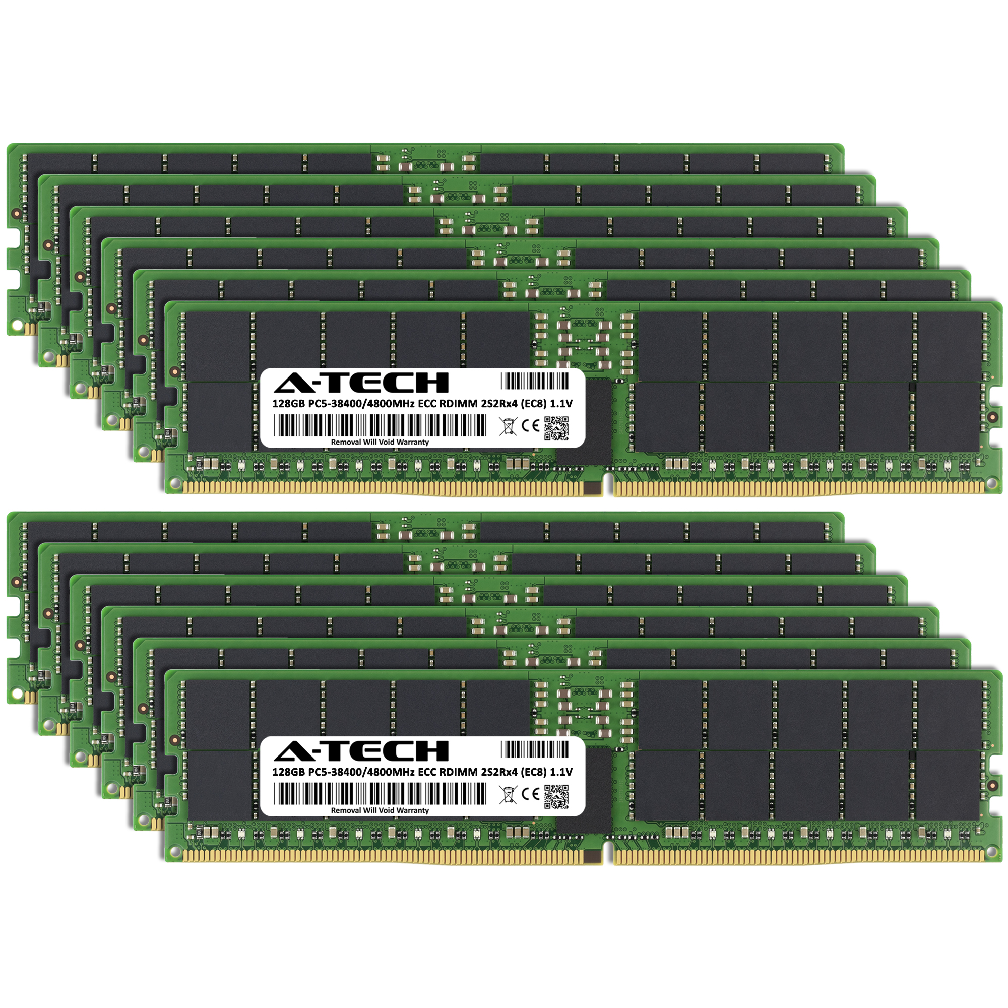 1.5TB 12x128GB PC5-4800 EC8 RDIMM Supermicro X14DBG-GD X14DBM-AP