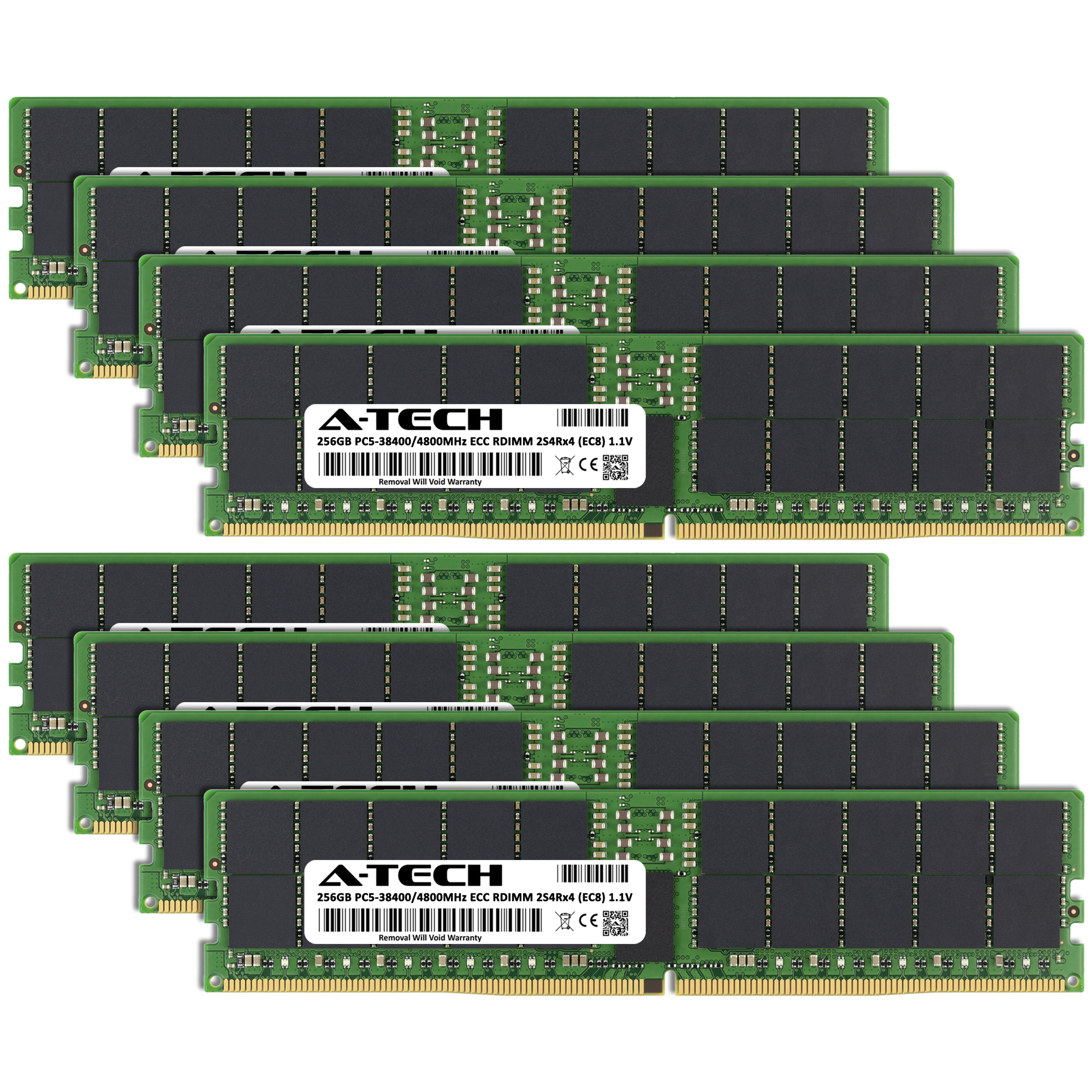 2TB 8x256GB PC5-4800 EC8 RDIMM Supermicro X13DEG-R Memory RAM | eBay