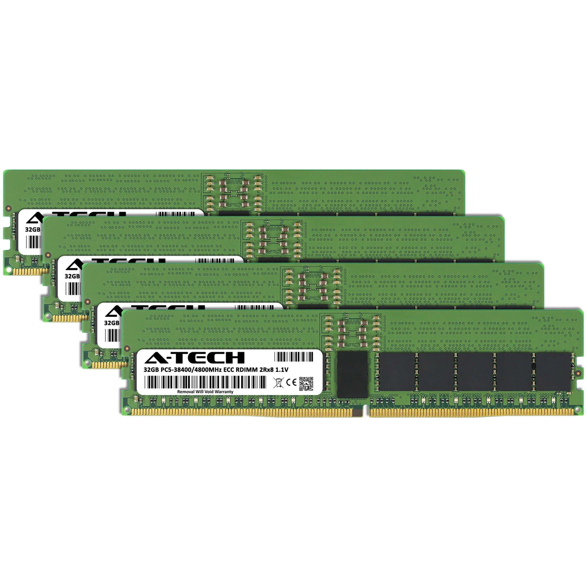 128GB 4x32GB PC5-4800 RDIMM Dell PowerEdge R660 R760xa R760xd2