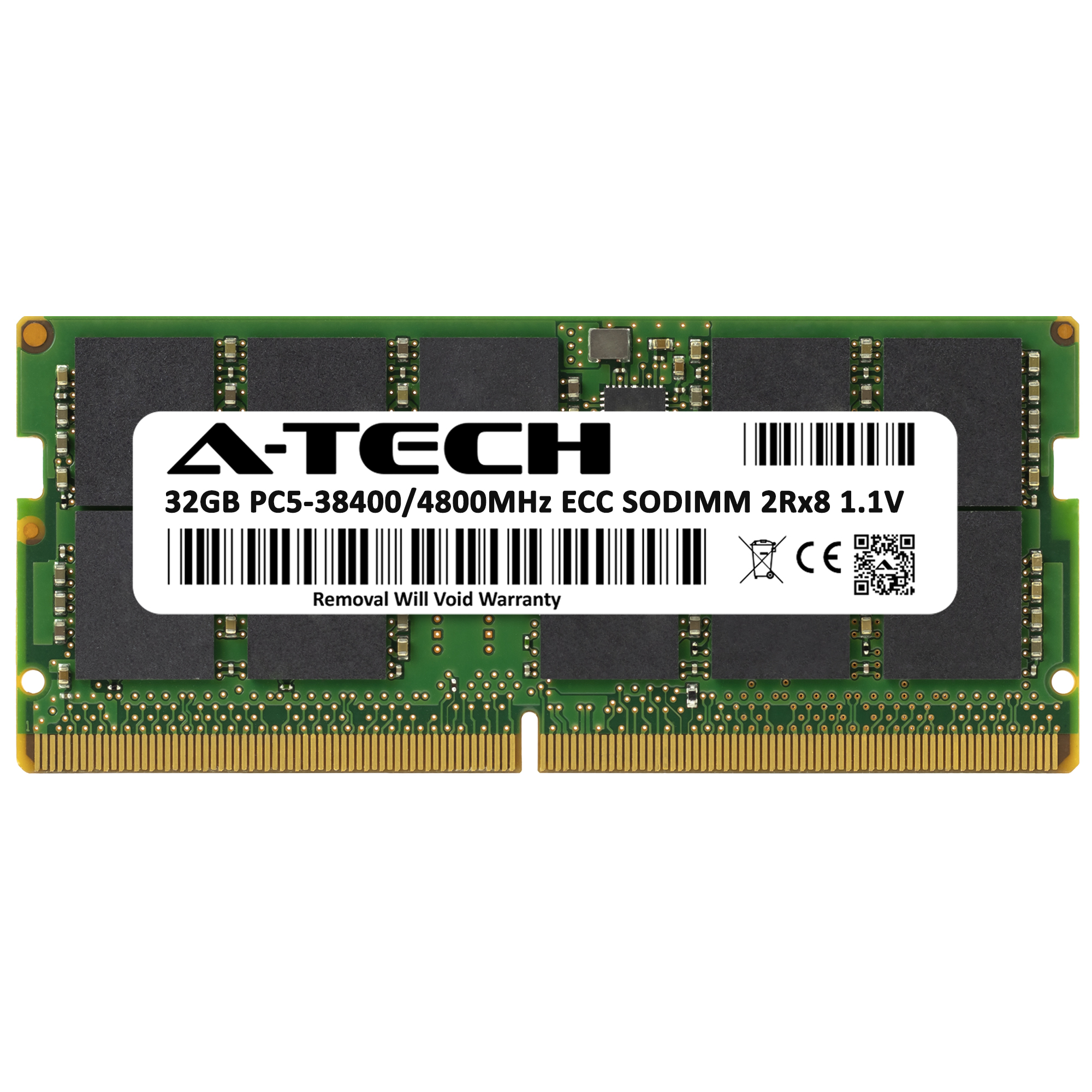 32GB DDR5 4800MHz PC5-38400 ECC SODIMM Replacement for HP N08504
