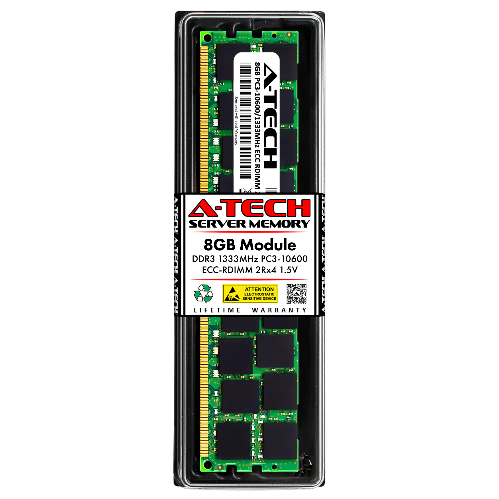 8GB DDR3 PC3-10600R ECC Reg Server Memory ASRock EP2C602-4L/D16