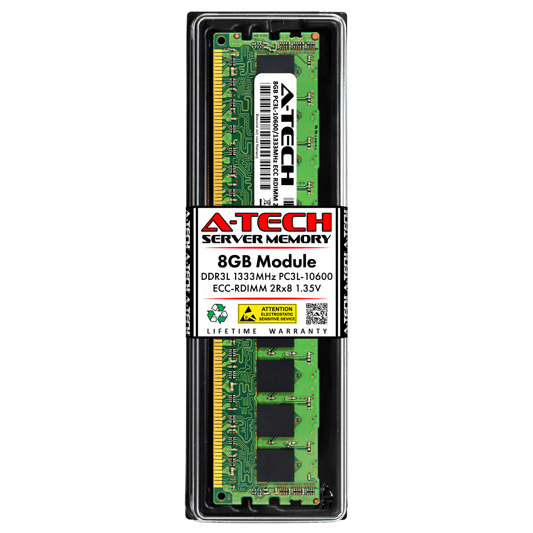 8GB PC3L-10600R REG RDIMM (Hynix HMT41GV7BFR8A-H9 Equivalent