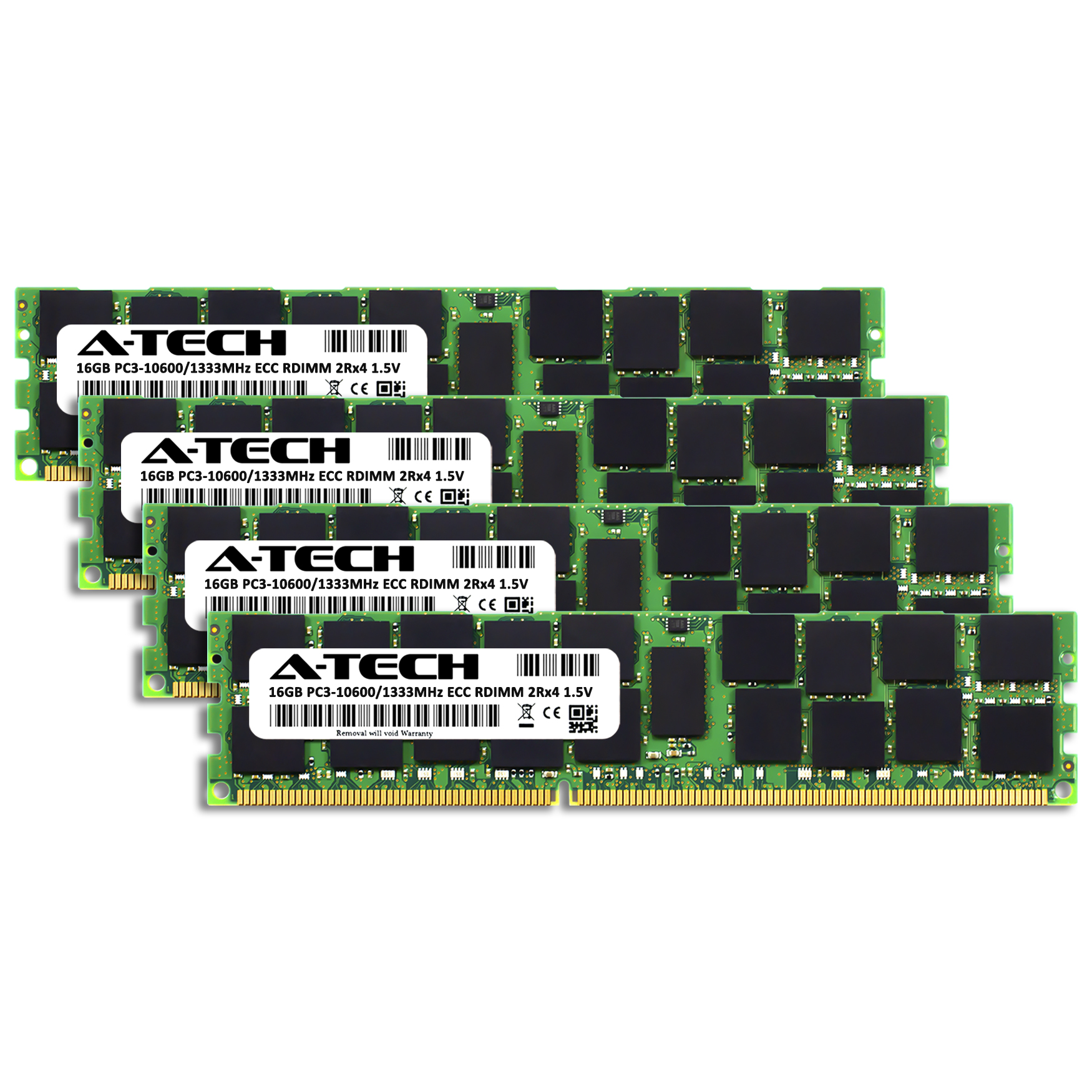 64GB (4x16GB) DDR3 PC3-8500R Server Memory RAM Kit For IBM X3650 M4 Type 7915