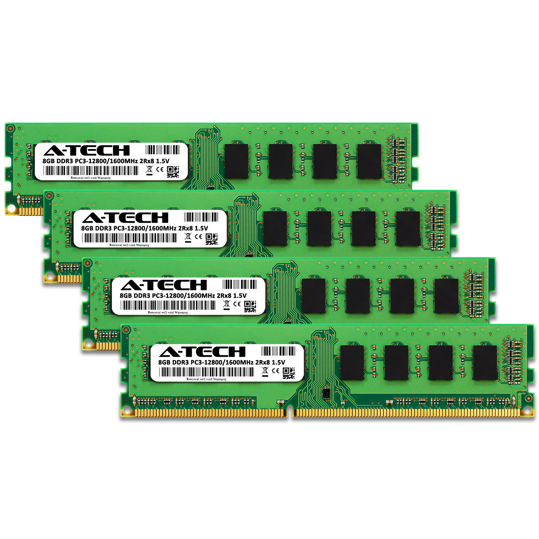 32GB 4x 8GB DDR3 Crucial Ballistix BLS4KIT8G3D1609DS1S00