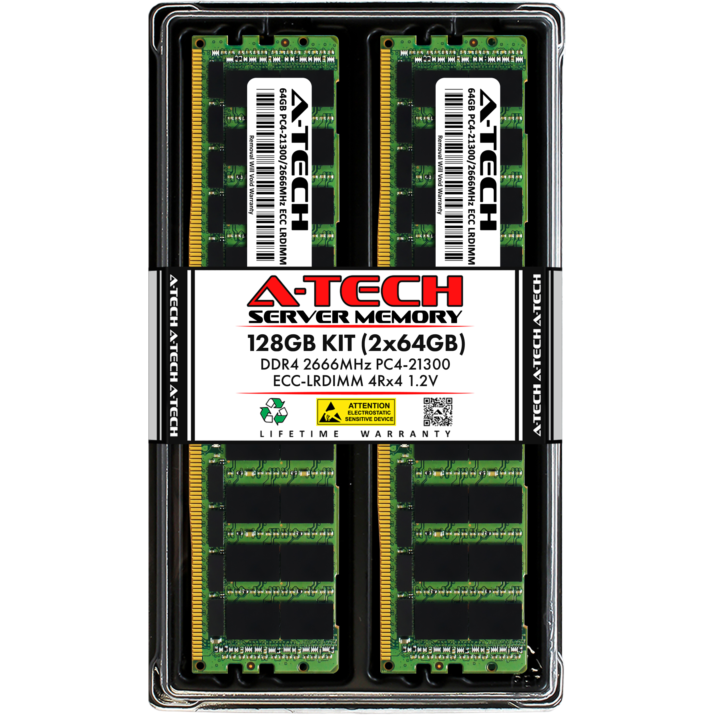 Details about 128GB 2x 64GB Kit PC4-21300 DDR4 ECC LRDIMM 4Rx4 Memory RAM  for Intel S2600CW