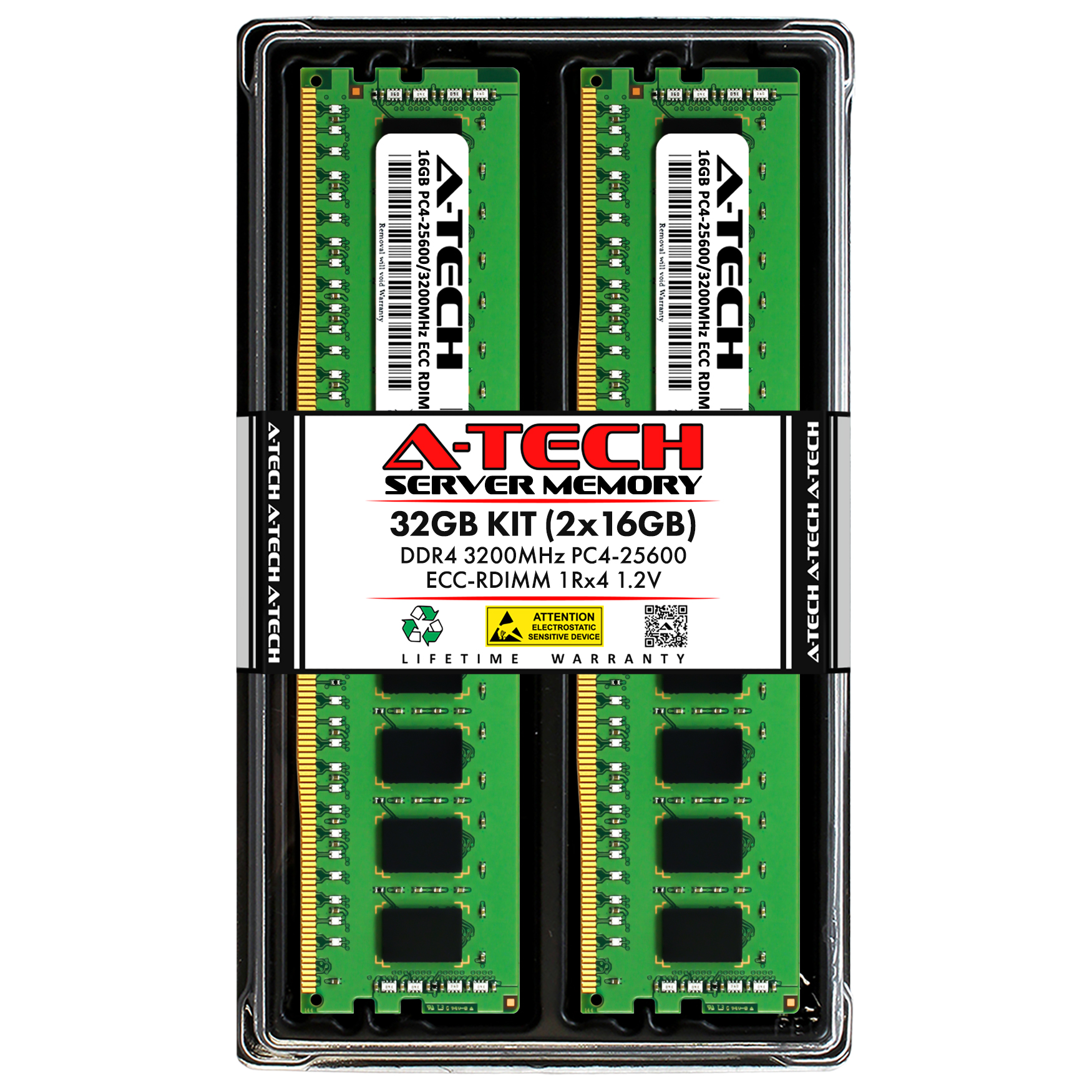32GB 2x 16GB PC4-3200 RDIMM GIGABYTE G292-Z40 MZ42-G20 Memory RAM