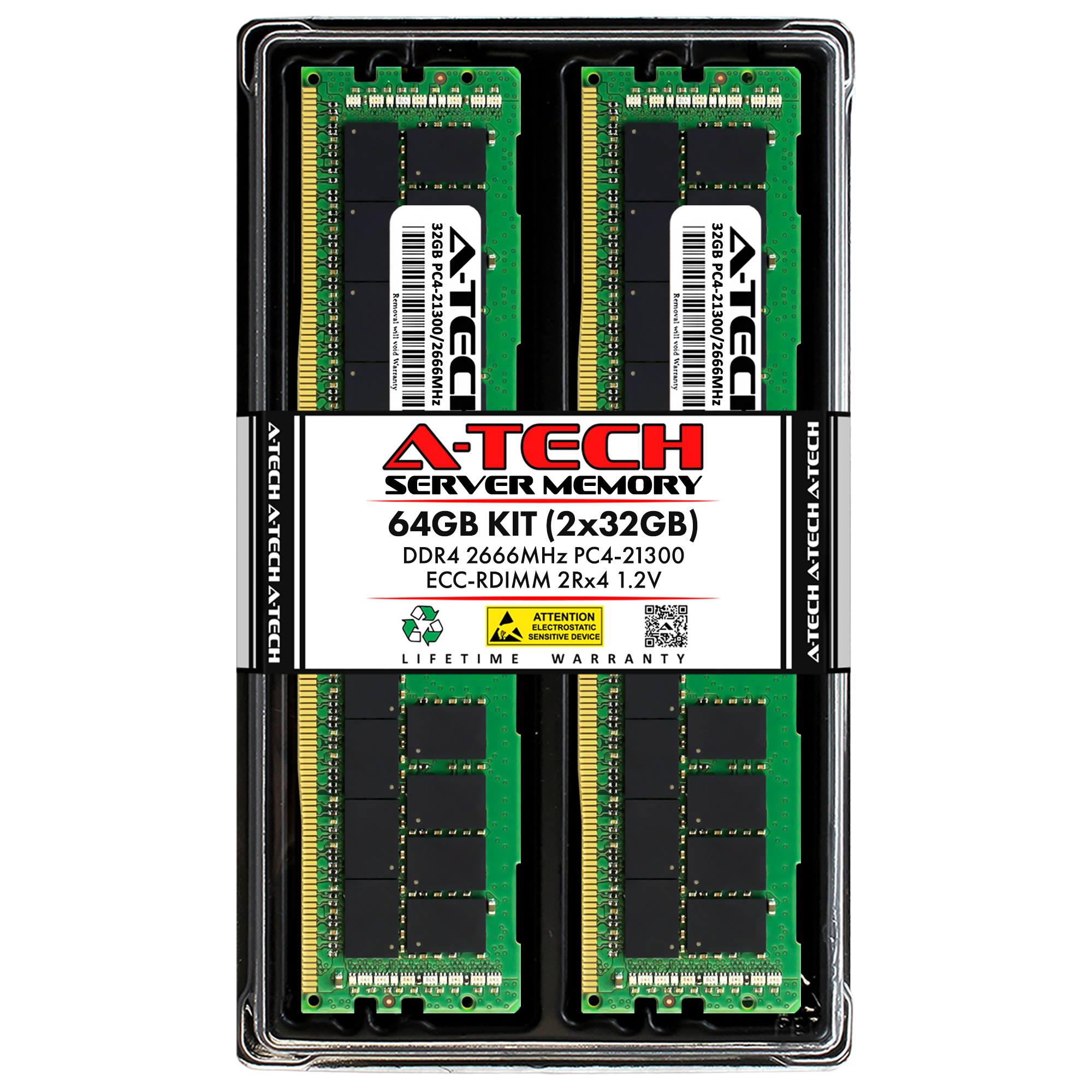 Details about 64GB 2x 32GB Kit PC4-21300 DDR4 ECC REG 2Rx4 Memory RAM for  ASRock EP2C612D8-8R