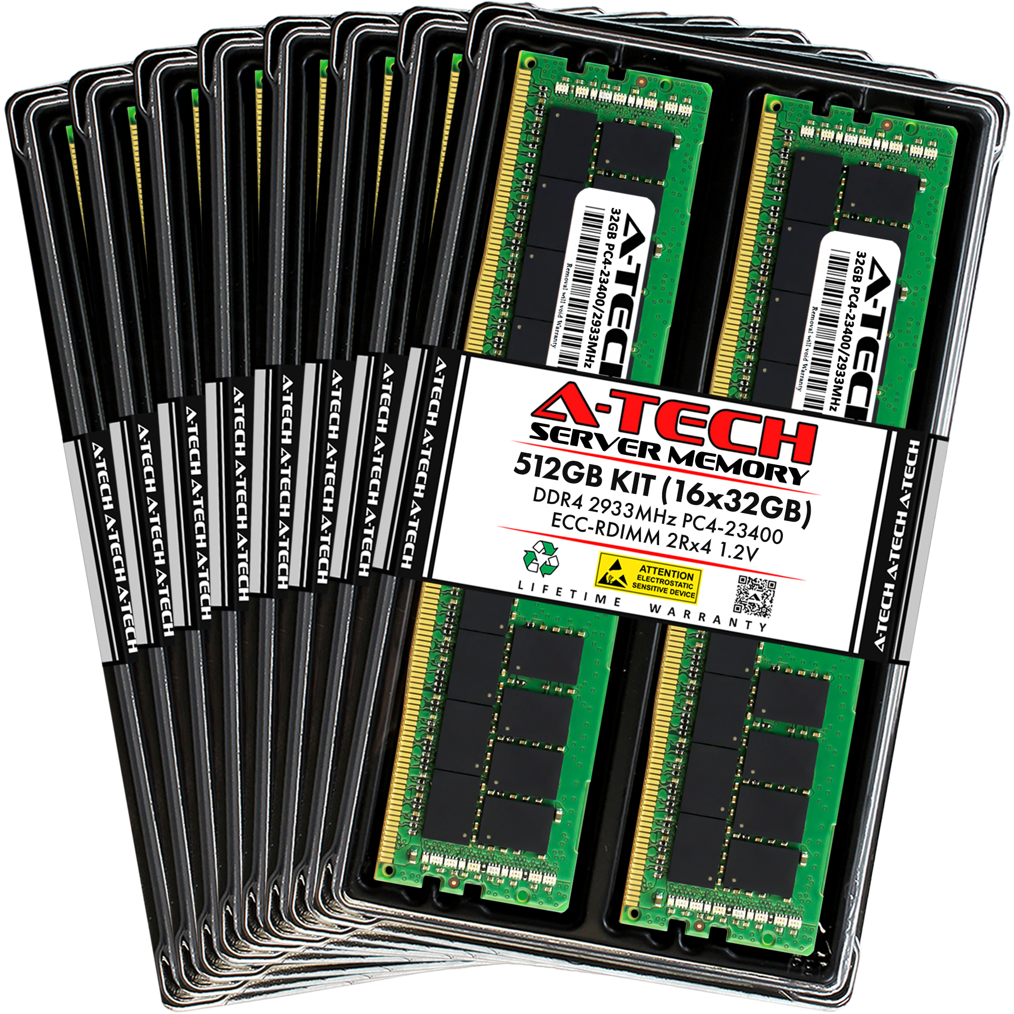 512GB 16x 32GB PC4-2933 RDIMM Supermicro 110M-NR Memory RAM | eBay