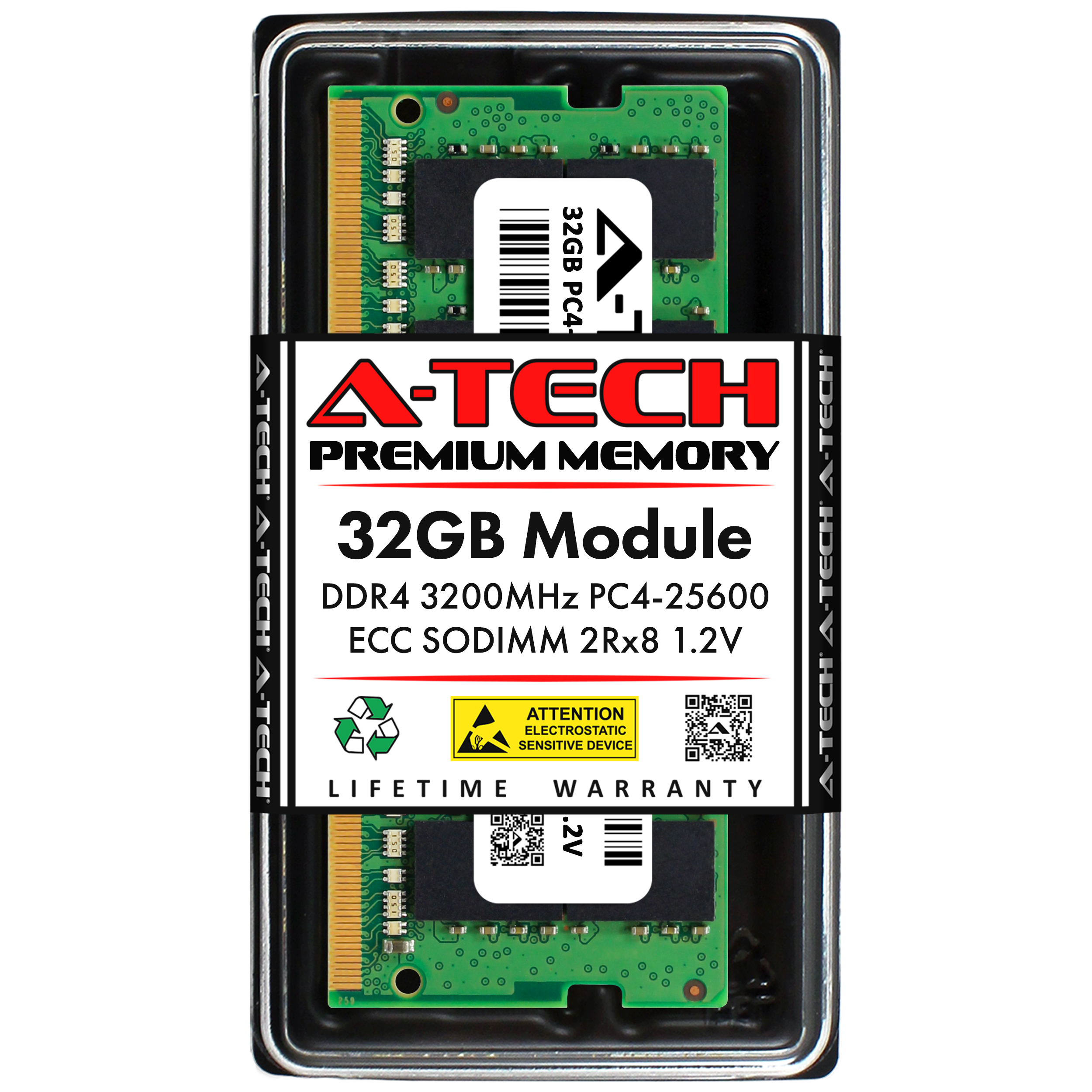 32GB PC4-25600 ECC SODIMM (Replacement for Samsung M474A4G43AB1