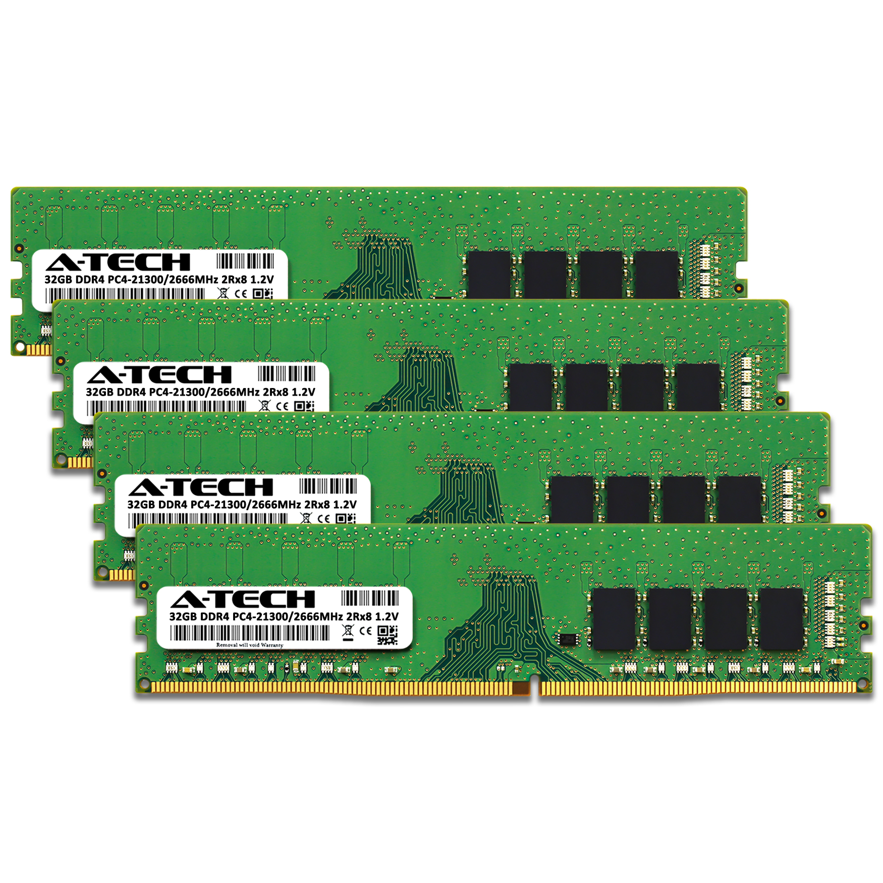 128GB Kit 4x 32GB DDR4-2666 PC4-21300 Memory RAM for Lenovo 