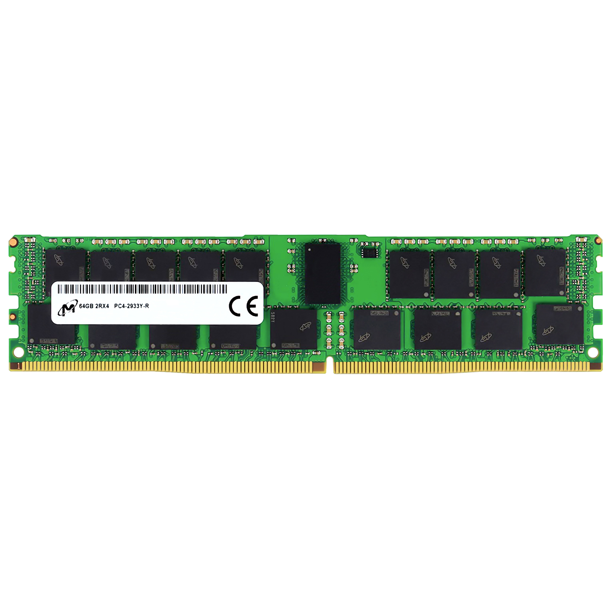 Micron 64GB 2Rx4 PC4-2933Y RDIMM DDR4-23400 MTA36ASF8G72PZ-2G9
