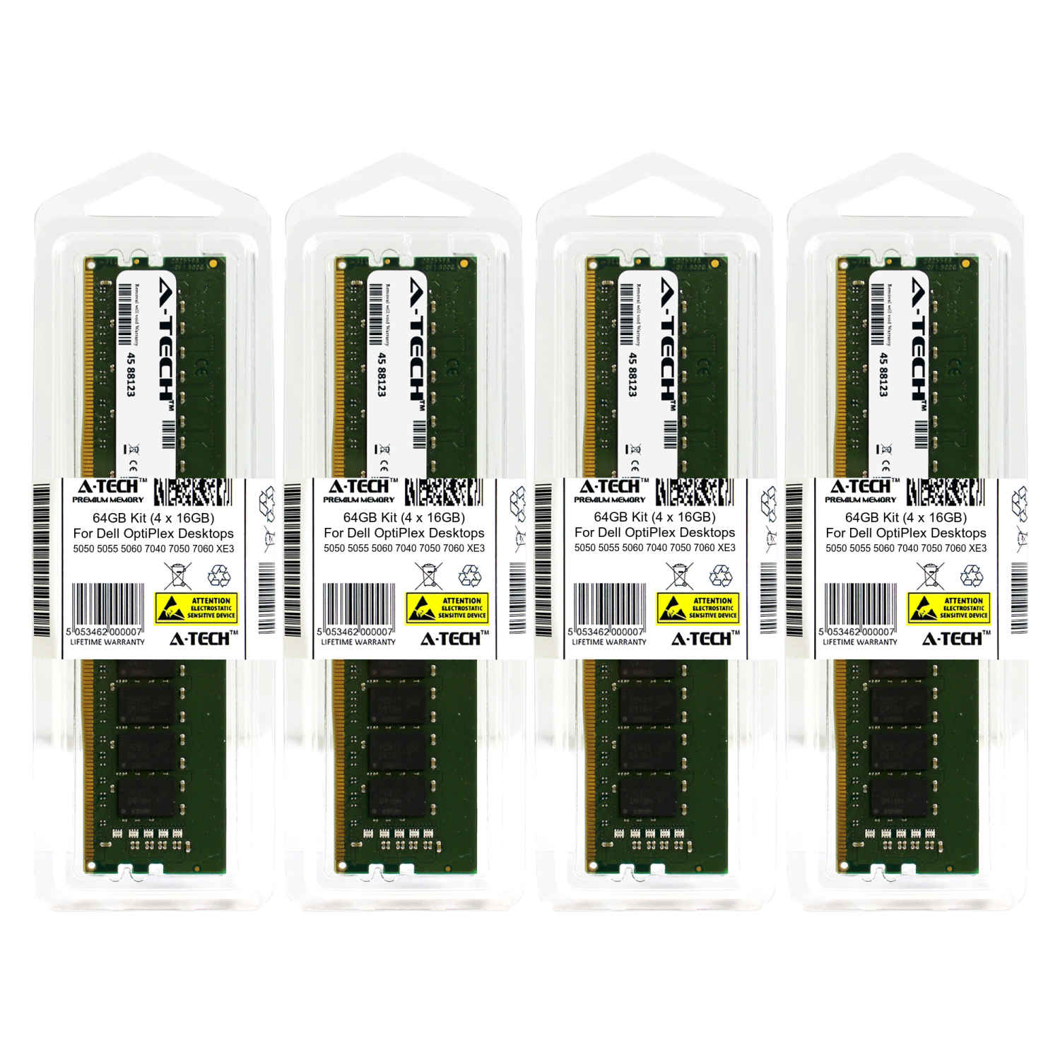 64GB 4x 16GB DDR4 Memory RAM for DELL OPTIPLEX 5050 5055 5060 7040