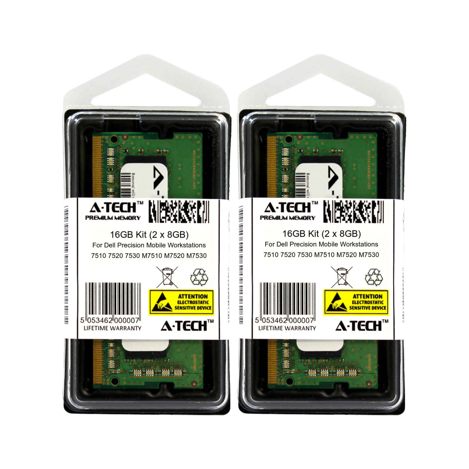 16GB 2x 8GB DDR4 Memory RAM for DELL PRECISION 7510 7520 7530