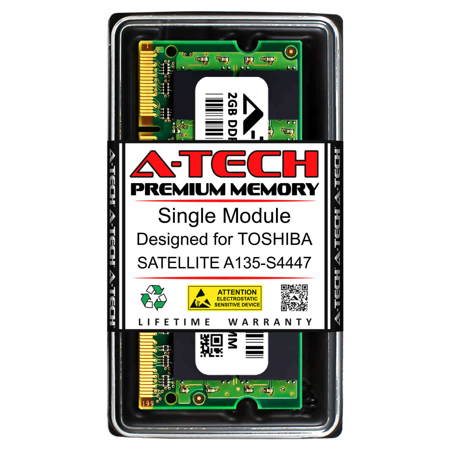 Details about 2GB PC2-5300 DDR2 667 MHz Memory RAM for TOSHIBA SATELLITE  A135-S4447