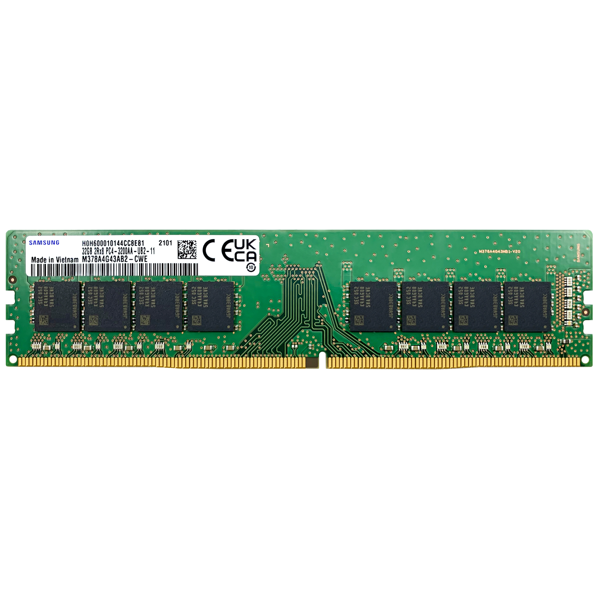 Samsung 32GB DDR4 3200 MHz PC4-25600 DIMM Desktop Memory RAM