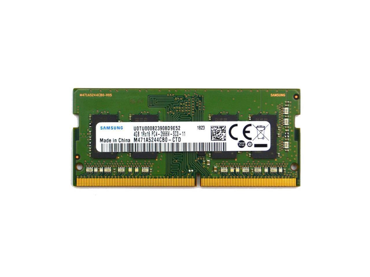 Samsung 4GB PC4-21300 DDR4 2666 MHz SODIMM Laptop Memory RAM