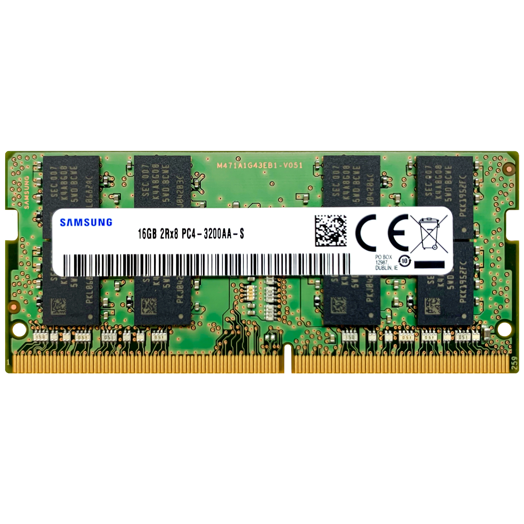 DDR4-3200 16GB(8GB×2) SAMSUNG Samsung-SODIMM-DDR4-NON-ECC-