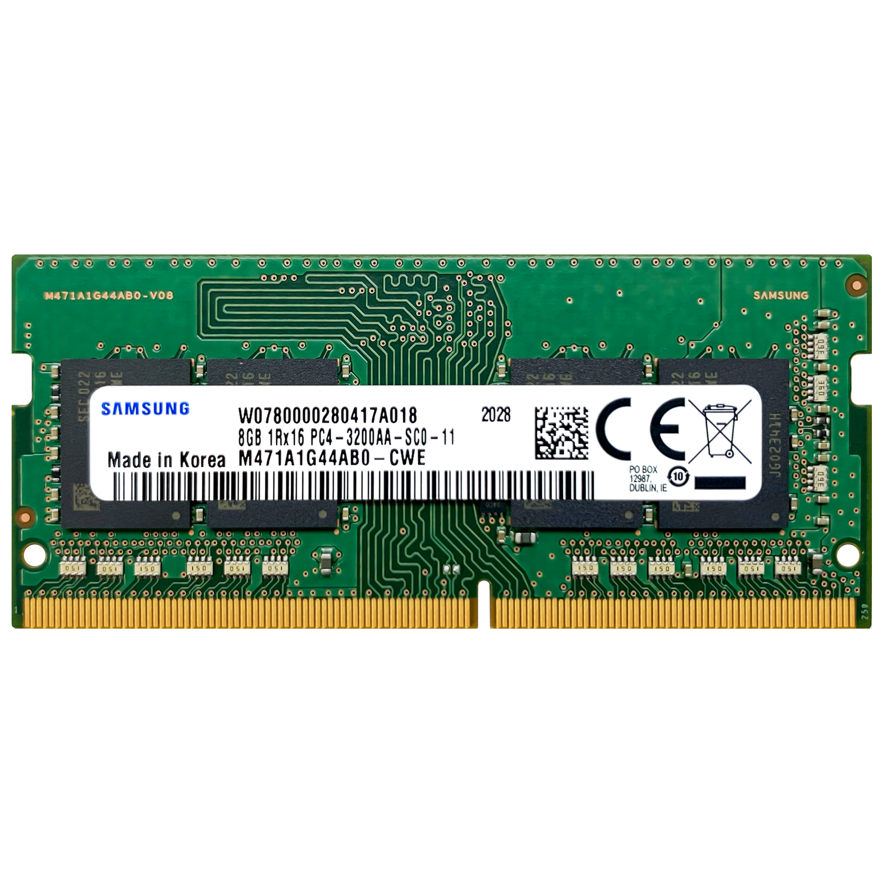 Samsung 8GB DDR4 3200 MHz PC4-25600 SODIMM Laptop Memory RAM