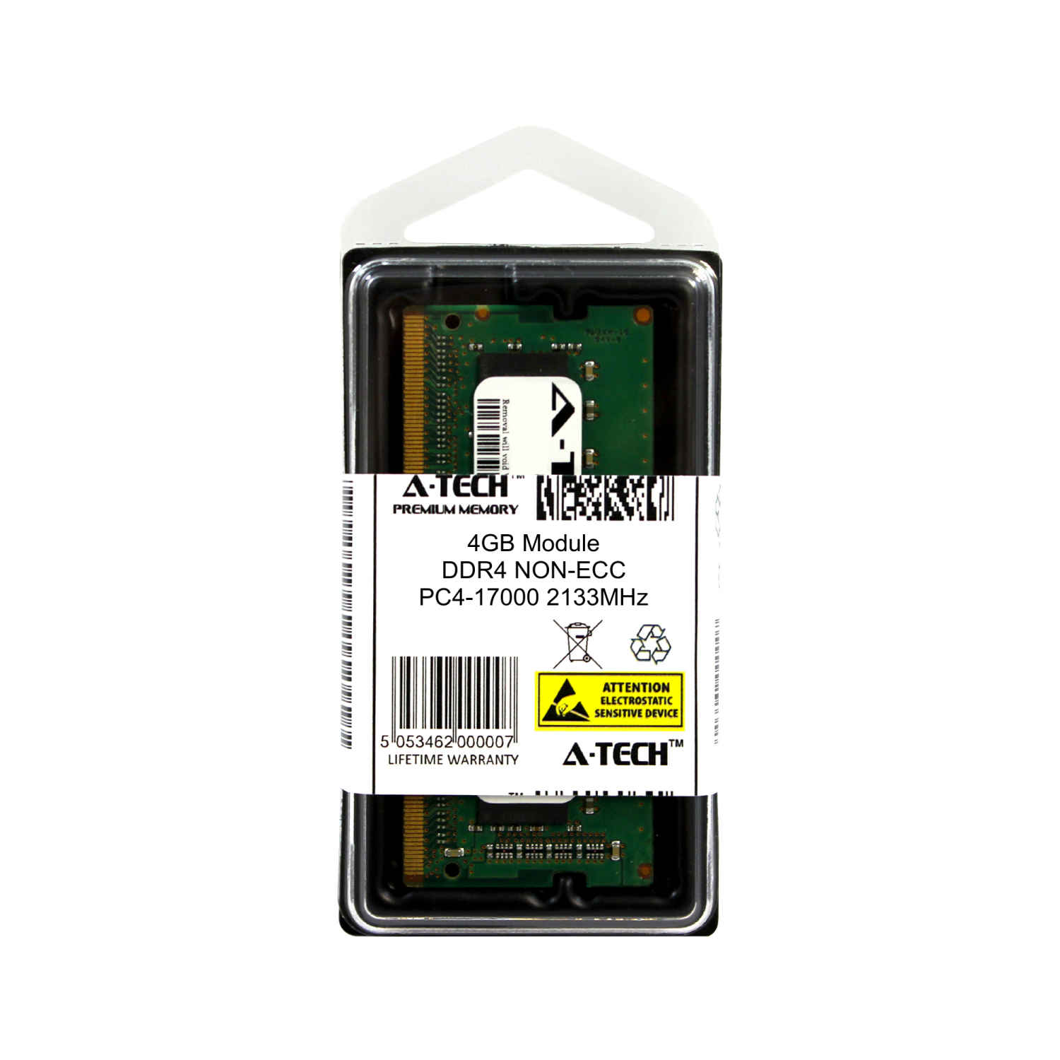4GB DDR4 PC4-17000 SODIMM (Replacement for Lenovo 4X70J67434