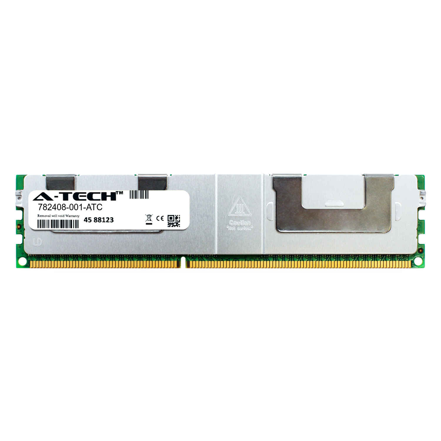 Single Server Memory Ram Stick 782408-001-ATC DDR3//DDR3L 1333MHz PC3-10600 ECC Load Reduced LRDIMM 4rx4 1.35v A-Tech 32GB Replacement for HP 782408-001