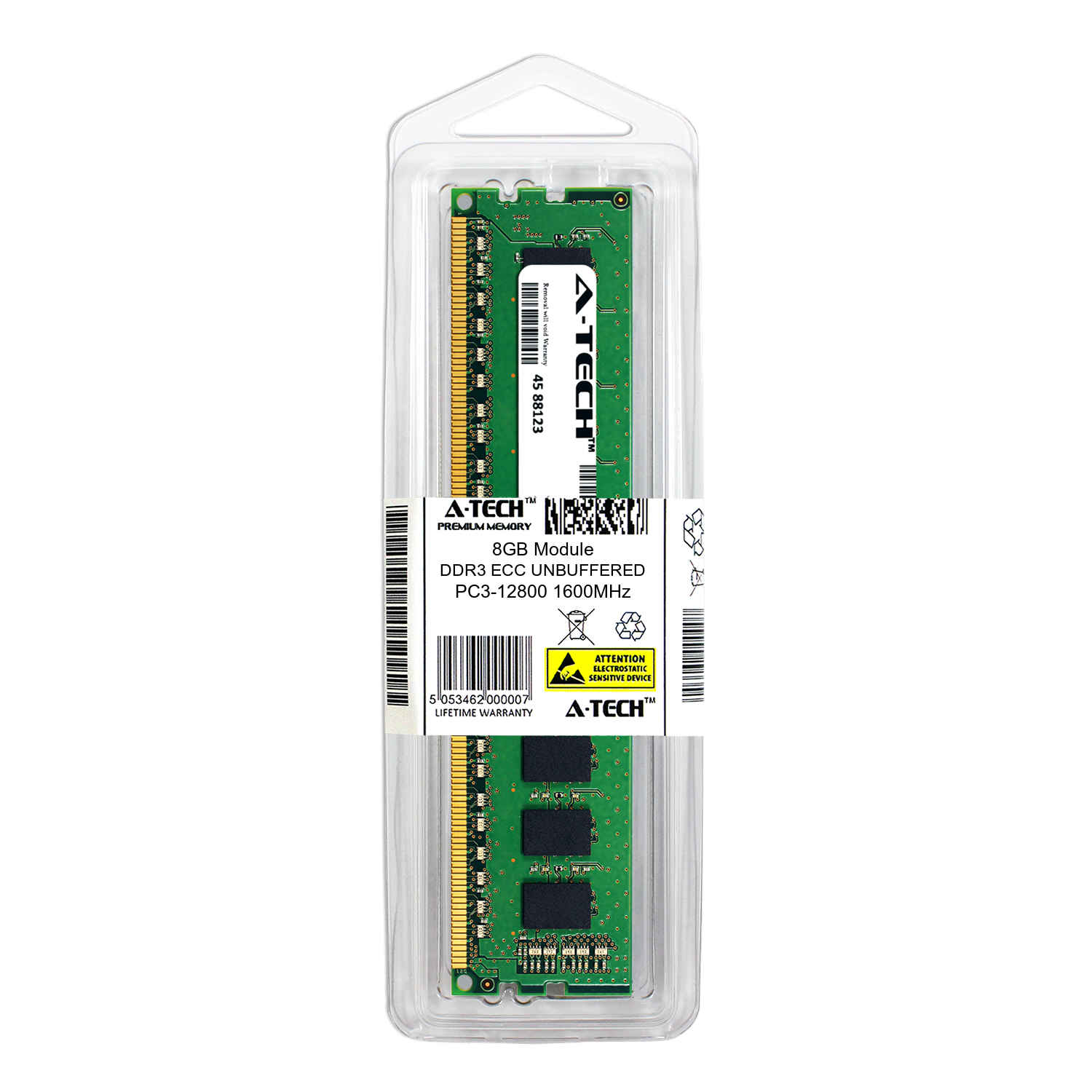 Kingston KTH-PL316E//8G A-Tech Equivalent 8GB DDR3 1600Mhz 2rx8 Server Memory RAM